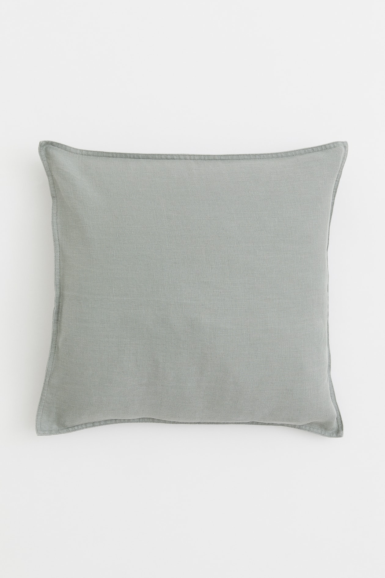 Washed Linen Cushion Cover - Sage green - Home All | H&M US