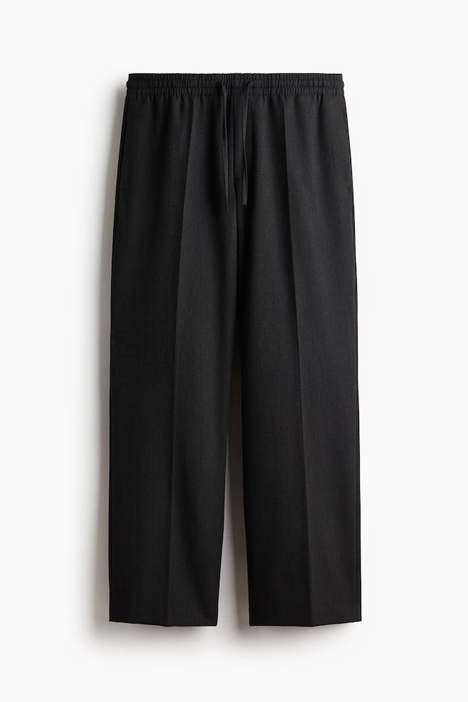 Pantalon décontracté - Gris foncé/Beige chiné/Noir - 1