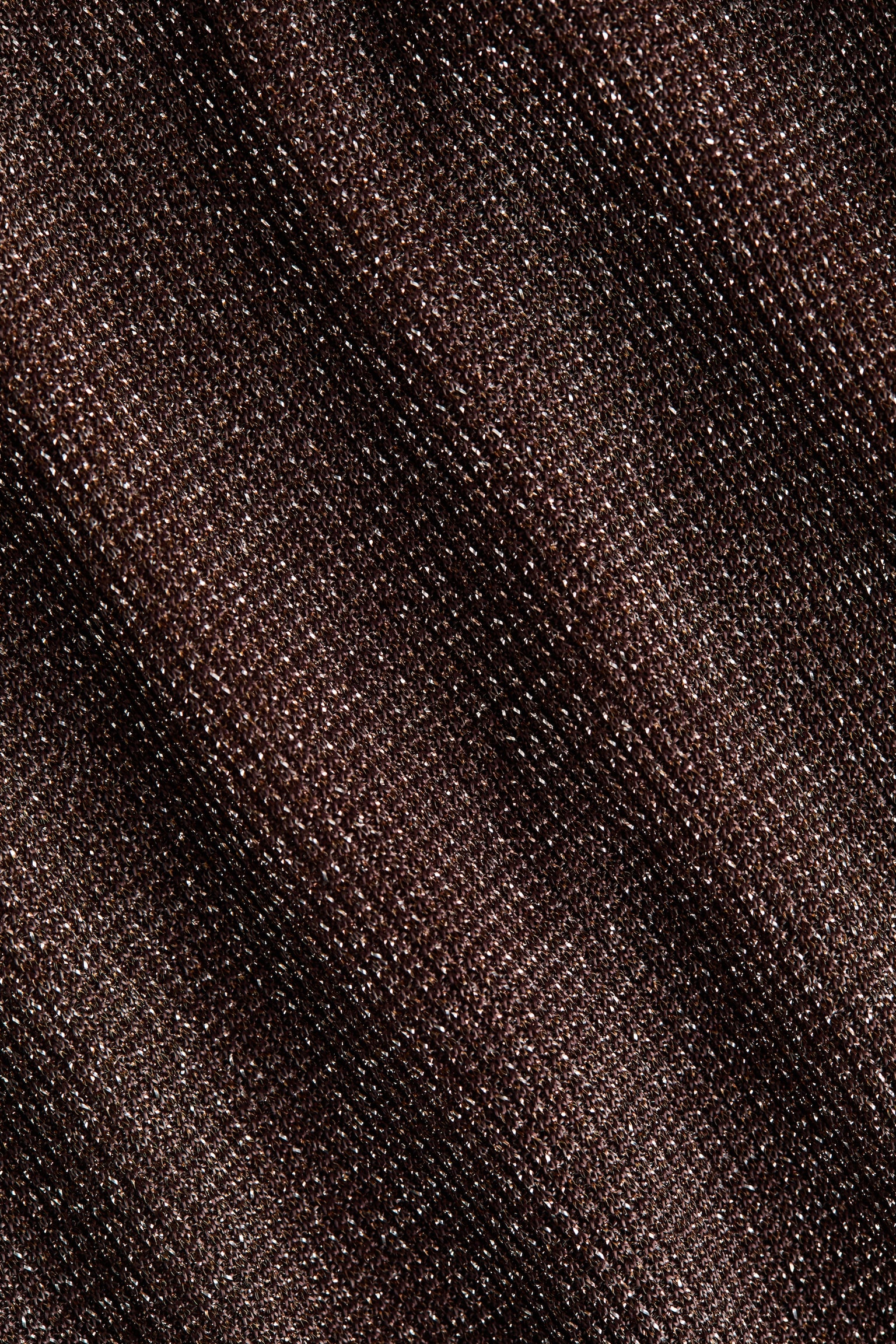 Женские брюки H&M Glittery, цвет: Тёмный коричневый — фото 5