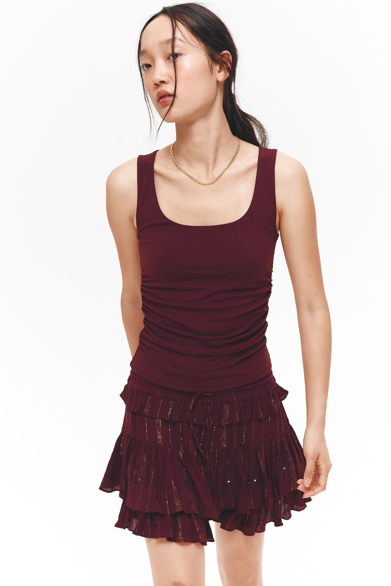 Ruched Tank Top - image 2