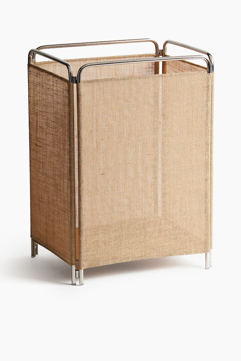 Tall foldable laundry basket