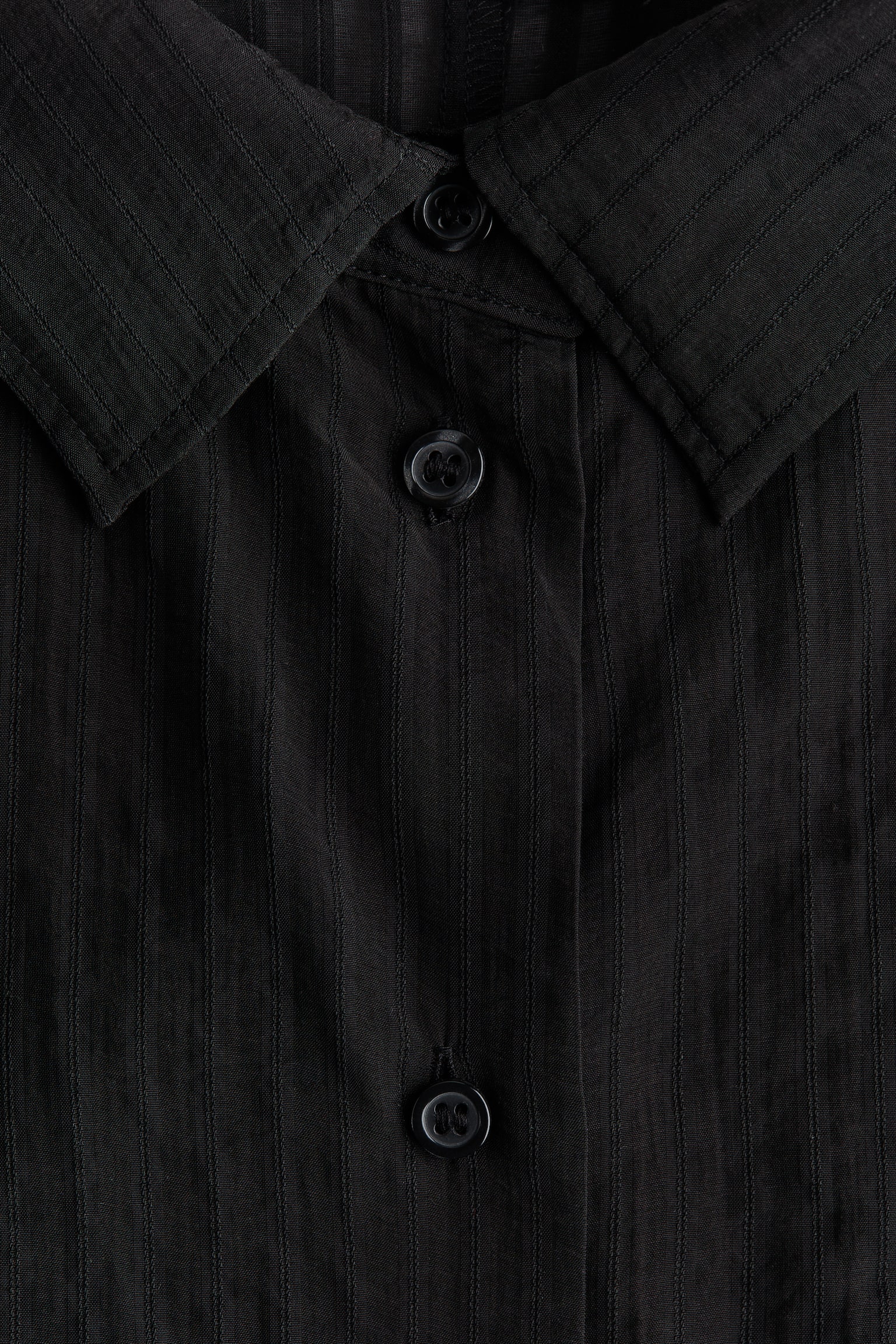 Женская рубашка H&M Tie-Detail, цвет: Чёрный — фото 6