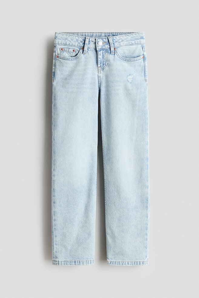 Straight Leg Jeans - Helles Denimblau/Helles Denimblau/Helles Denimgrau/Dunkles Denimblau - 1