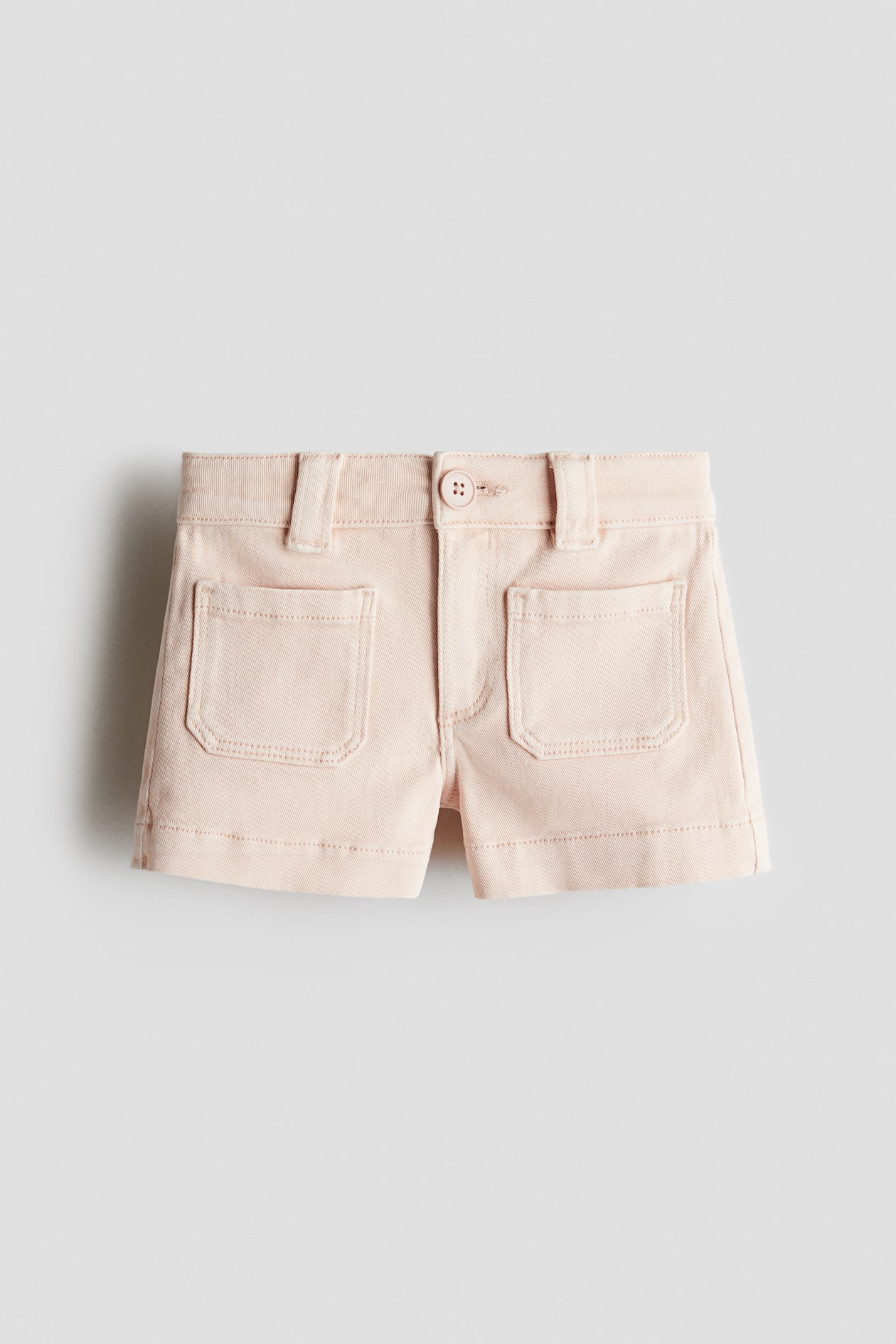 Scallop Short - Light Pink Twill main image 1