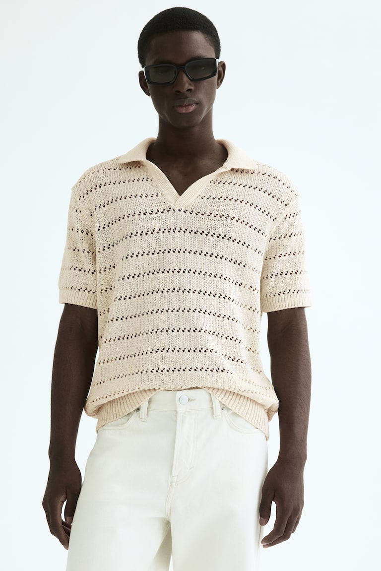 Polo majica rupičastog boda Relaxed Fit