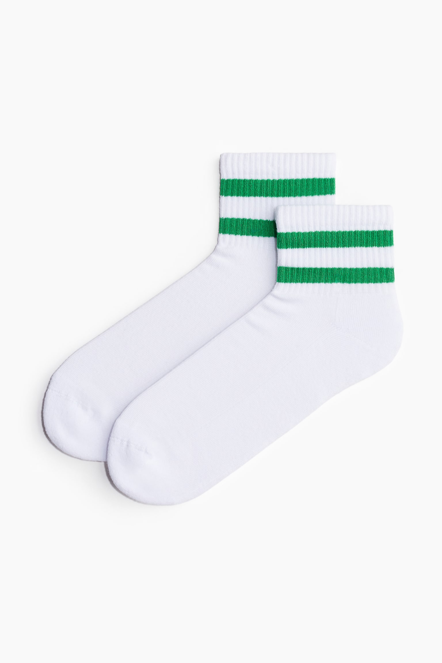 Socks - White/Stripe - 1