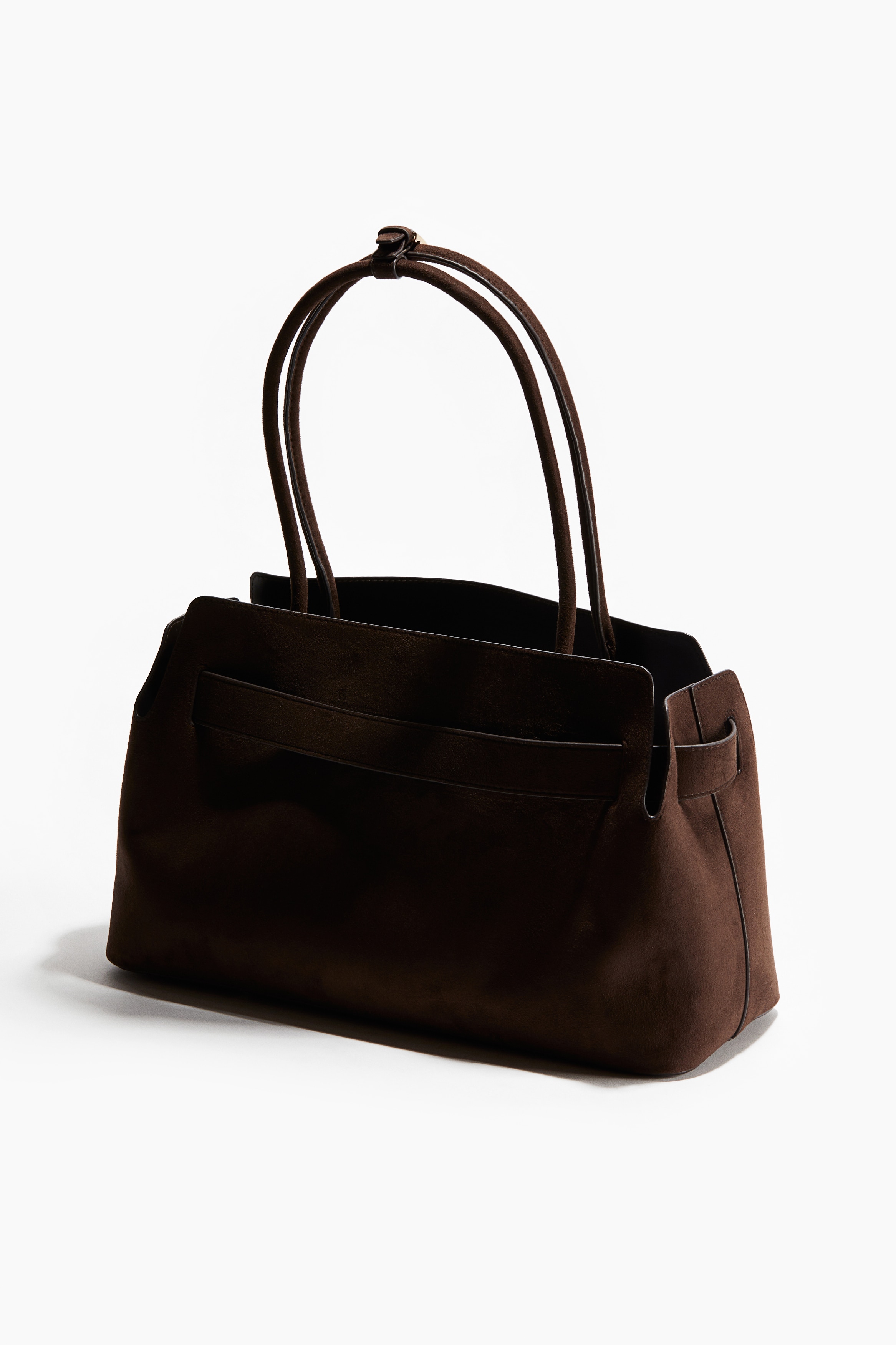 Strap-detail tote bag
