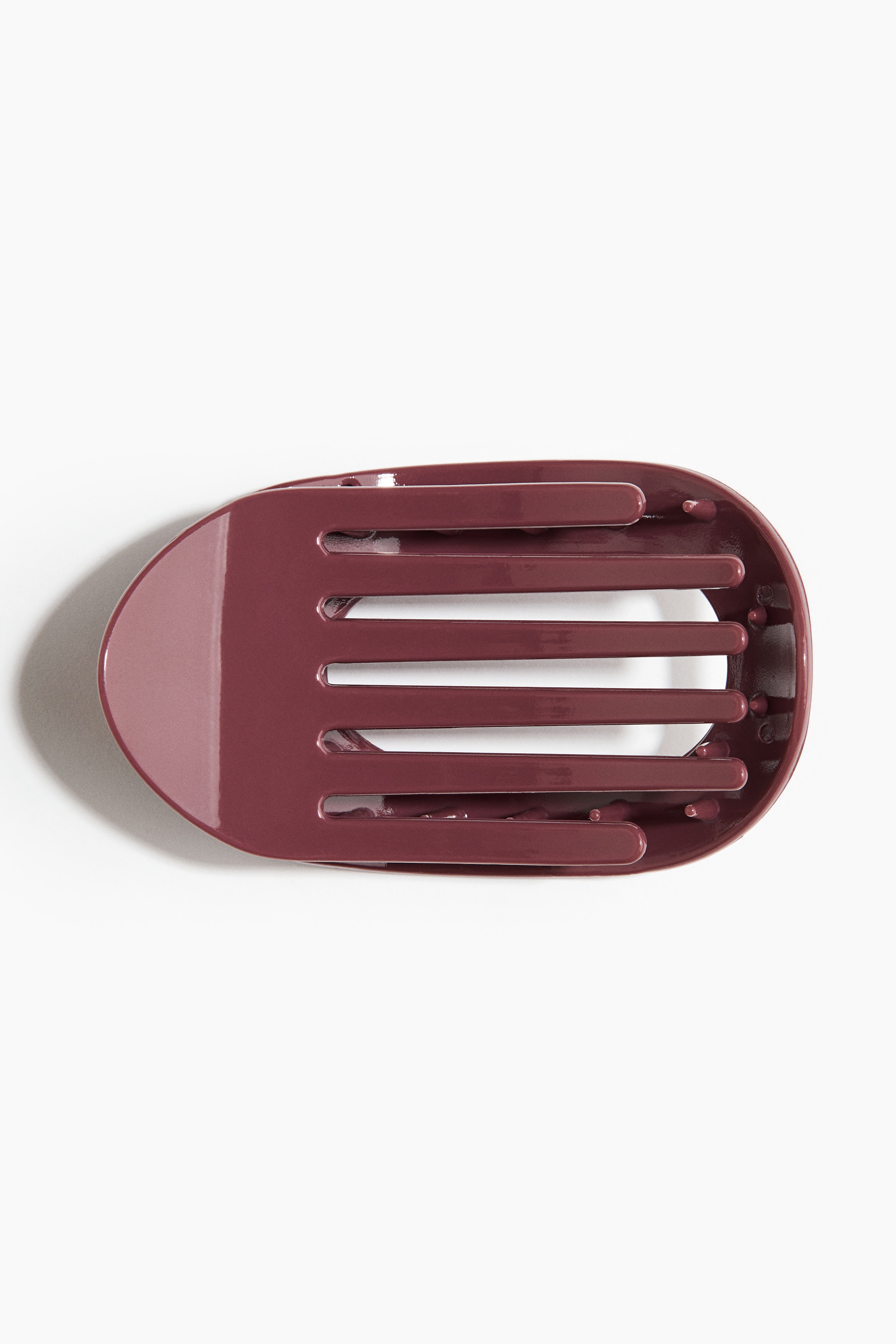 Oval hair claw