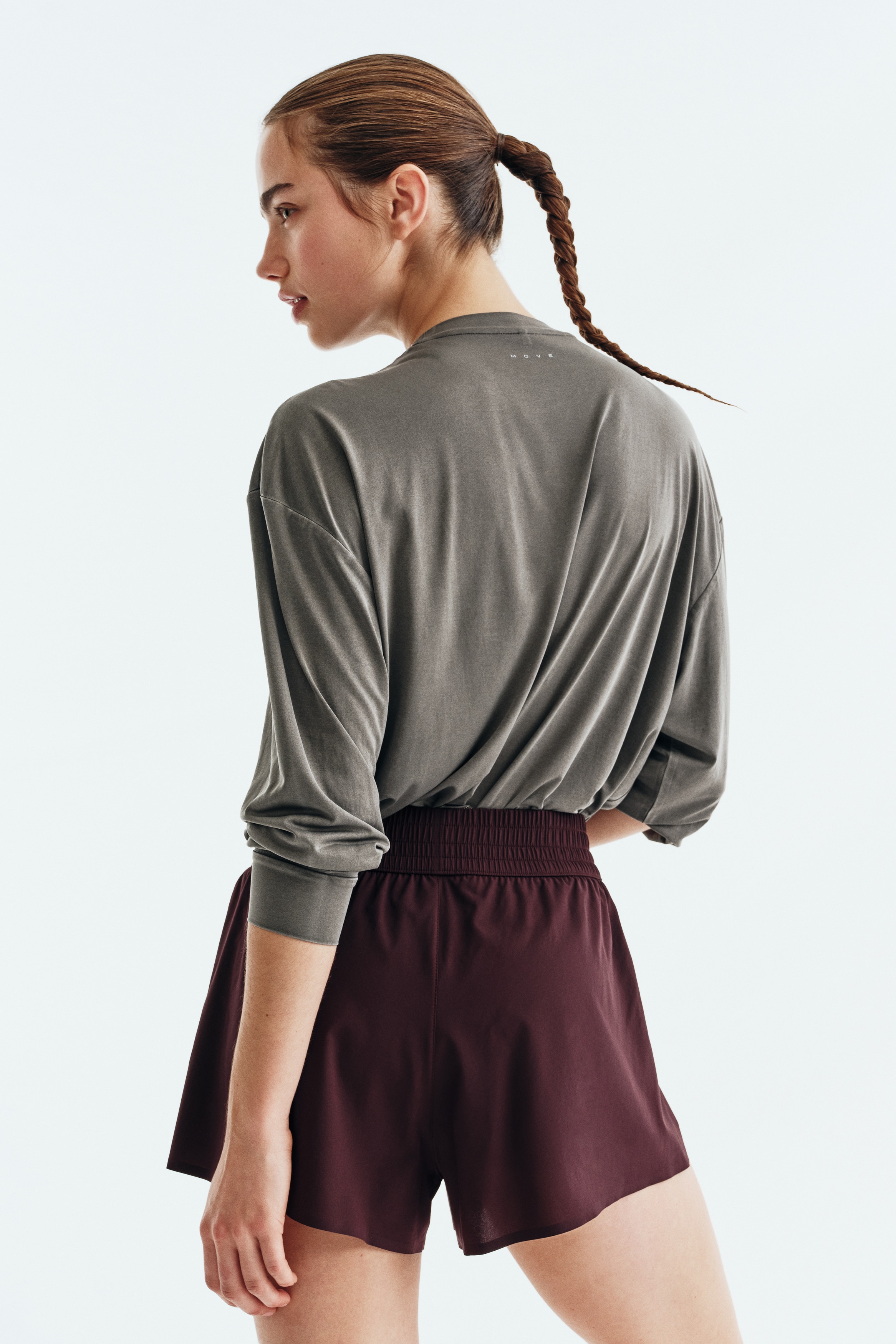 Short de sport double épaisseur