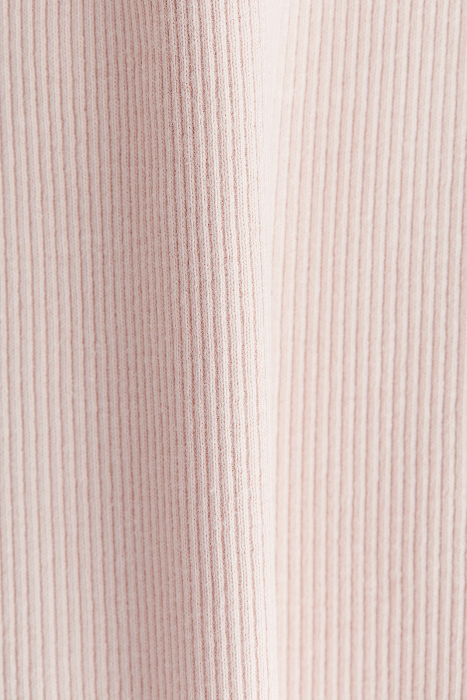 Женский топ H&M Ribbed Tank Top, цвет: Светлый розовый — фото 2