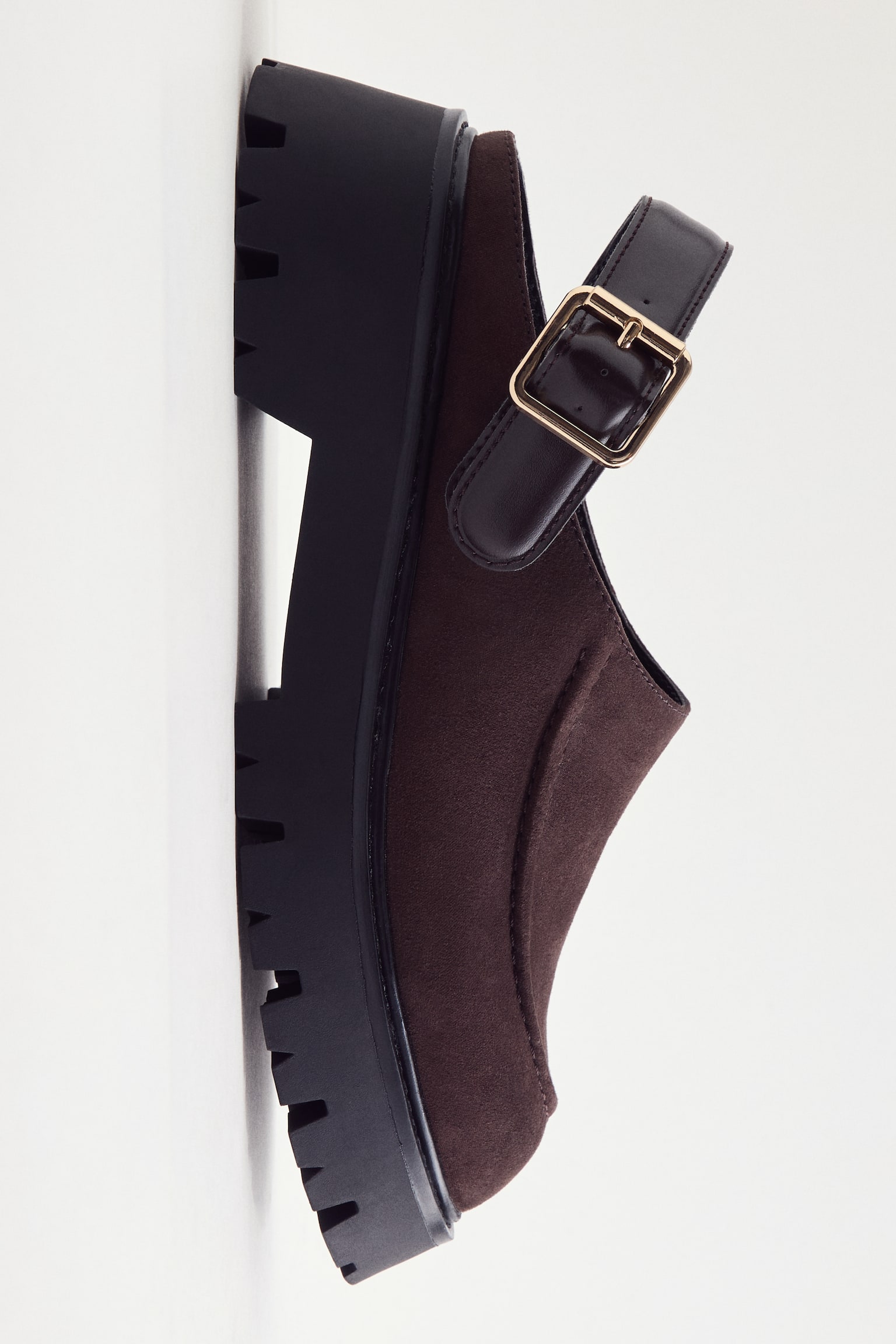 Chunky loafer mules - Dark brown - 3