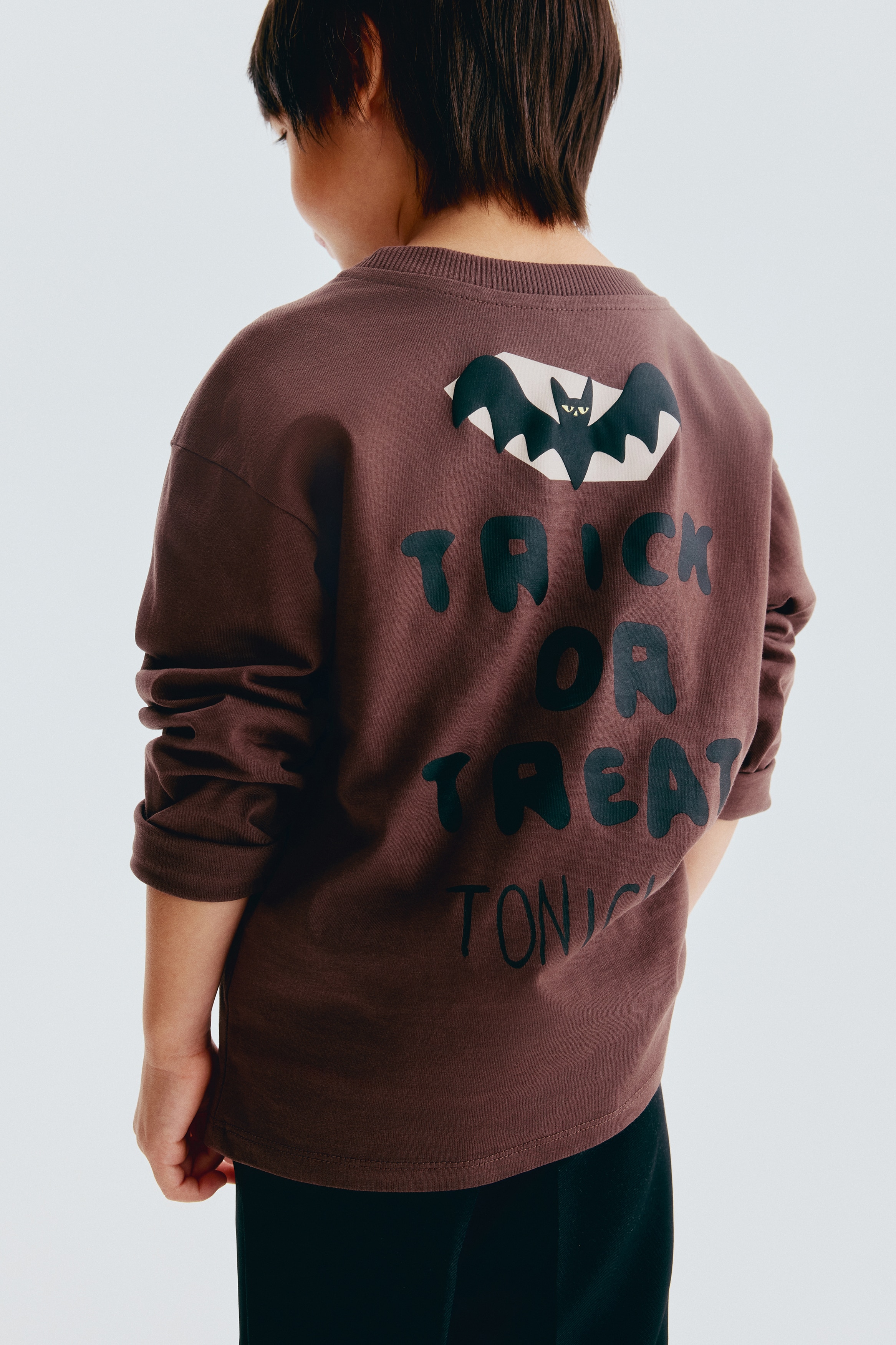 Long-sleeved printed T-shirt by H&M