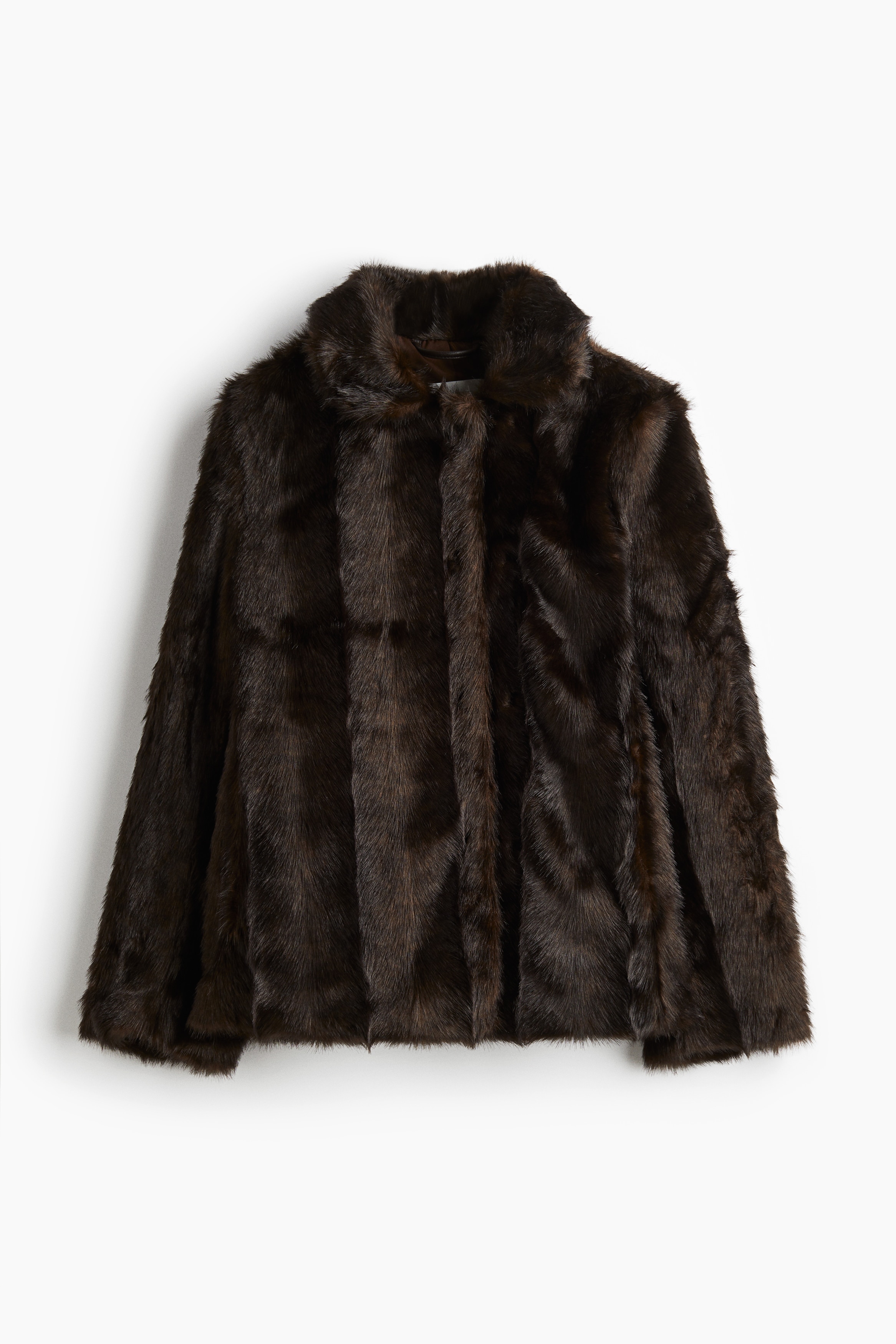 Veste avec col - Marron foncé