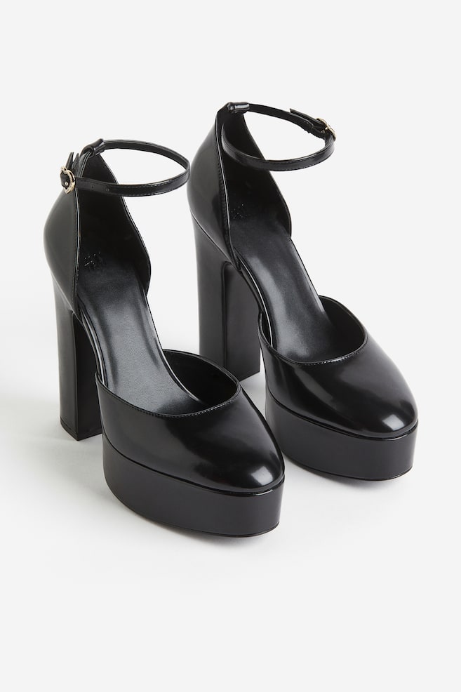 Platform heels - Black - 4