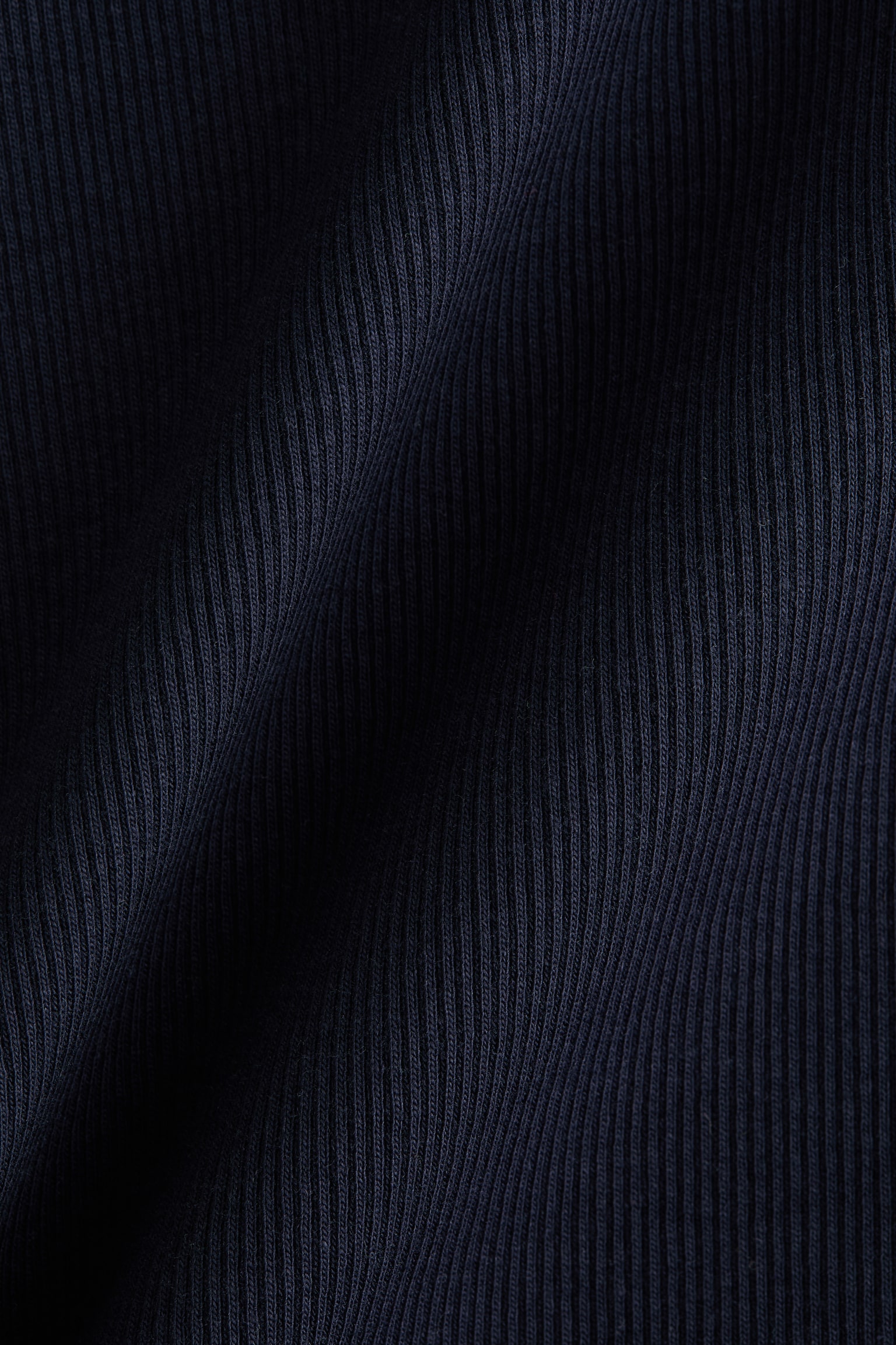 Ribbed boat-neck top - Navy blue/Red/Striped - 3