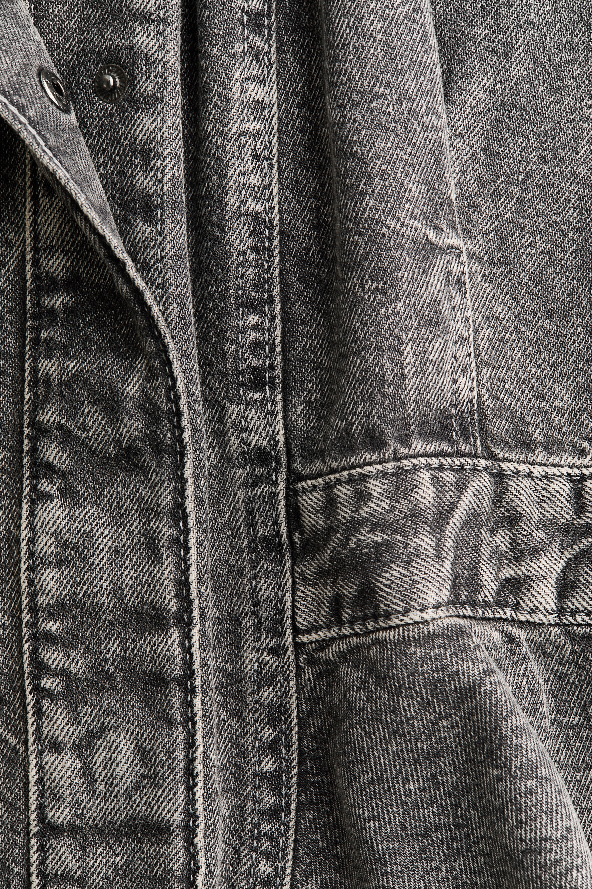 Denim Peplum Shirt - thumbnail 7