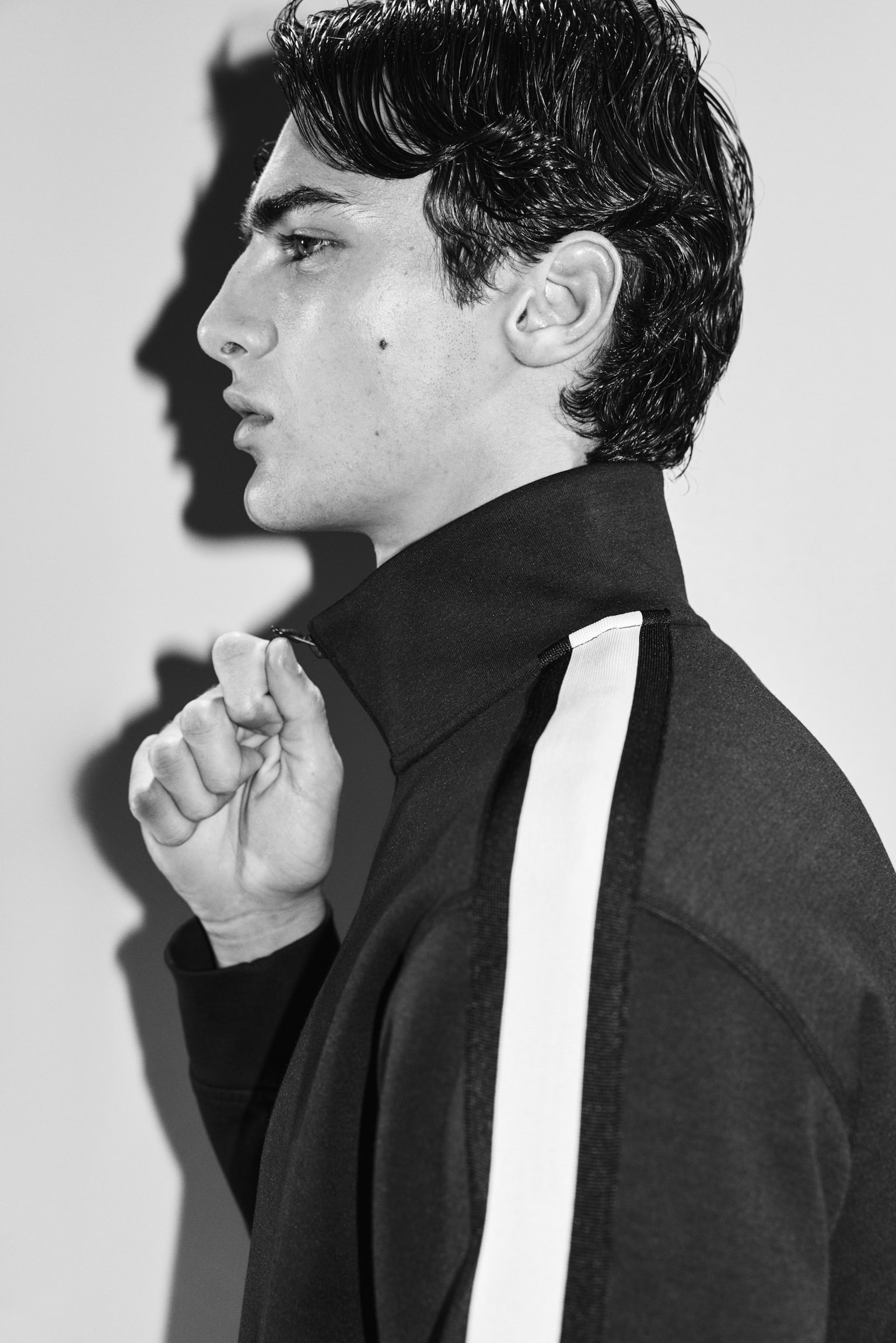 Sportdzseki Regular Fit DryMove™ - Sötétkék/Fekete/Világos burgundivörös - 7