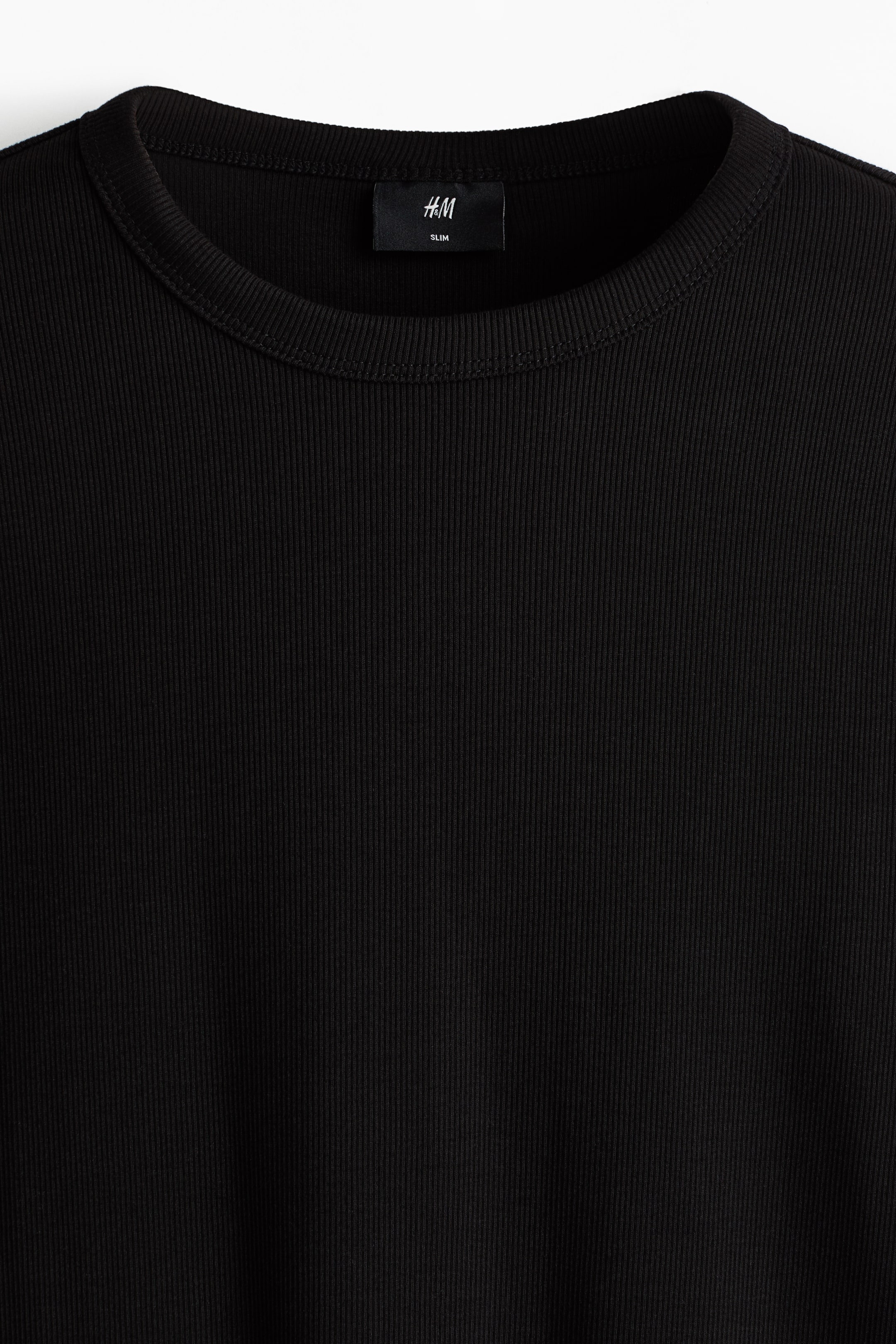 Slim-Fit Long-Sleeved Cotton T-Shirt