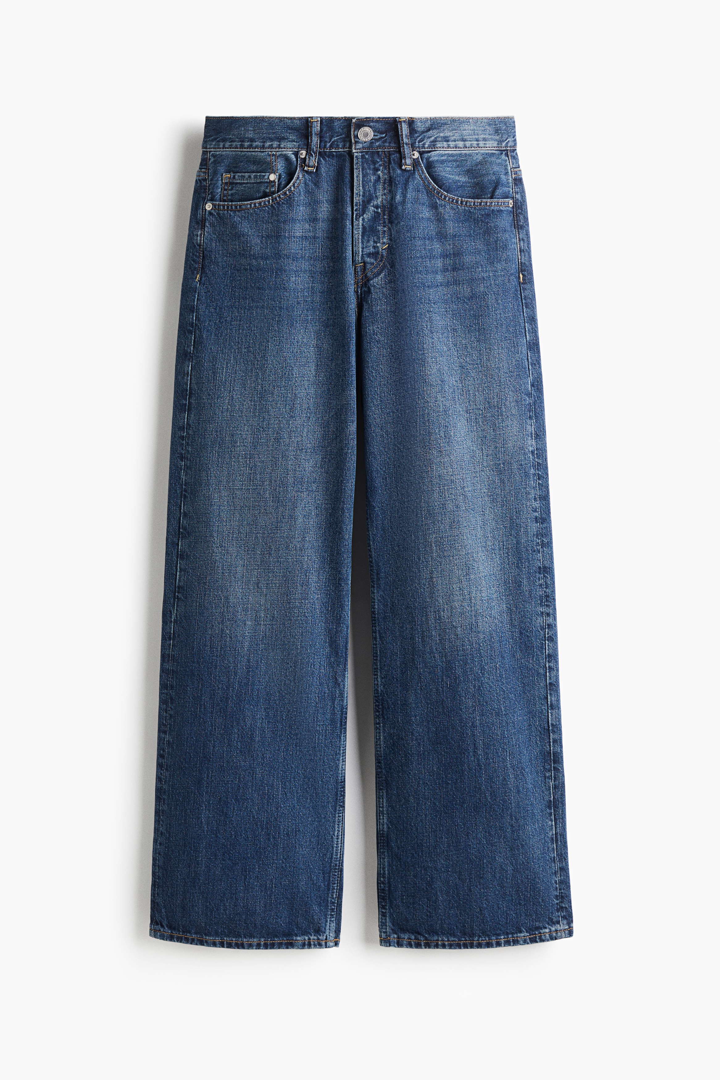 Loose Straight Jeans - Denim blue/Black/Dark grey/Denim blue/Denim blue/Dark denim blue/Denim blue/Brown
