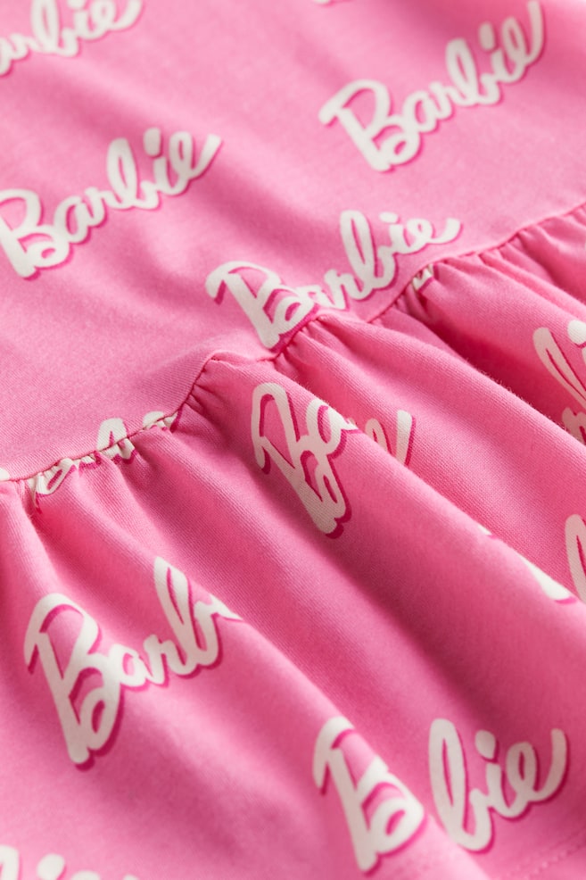 Patterned cotton dress - Pink/Barbie/Pink/SmileyWorld®/Light pink/Minnie Mouse/Light pink/Cinderella/dc/dc/dc/dc - 2