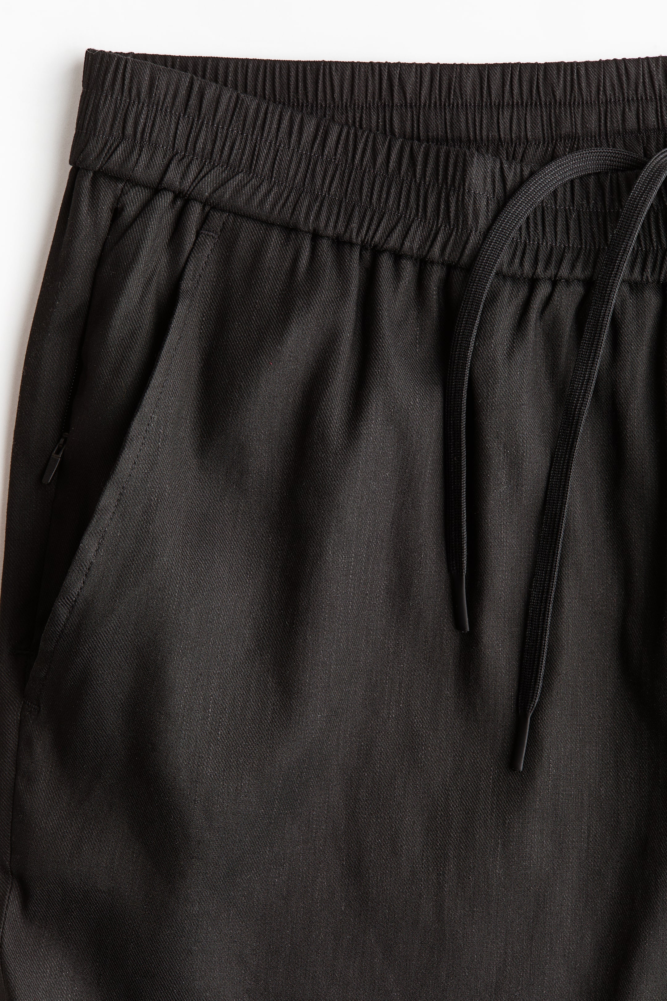 Pantalon ample facile d'entretien en lin mélangé