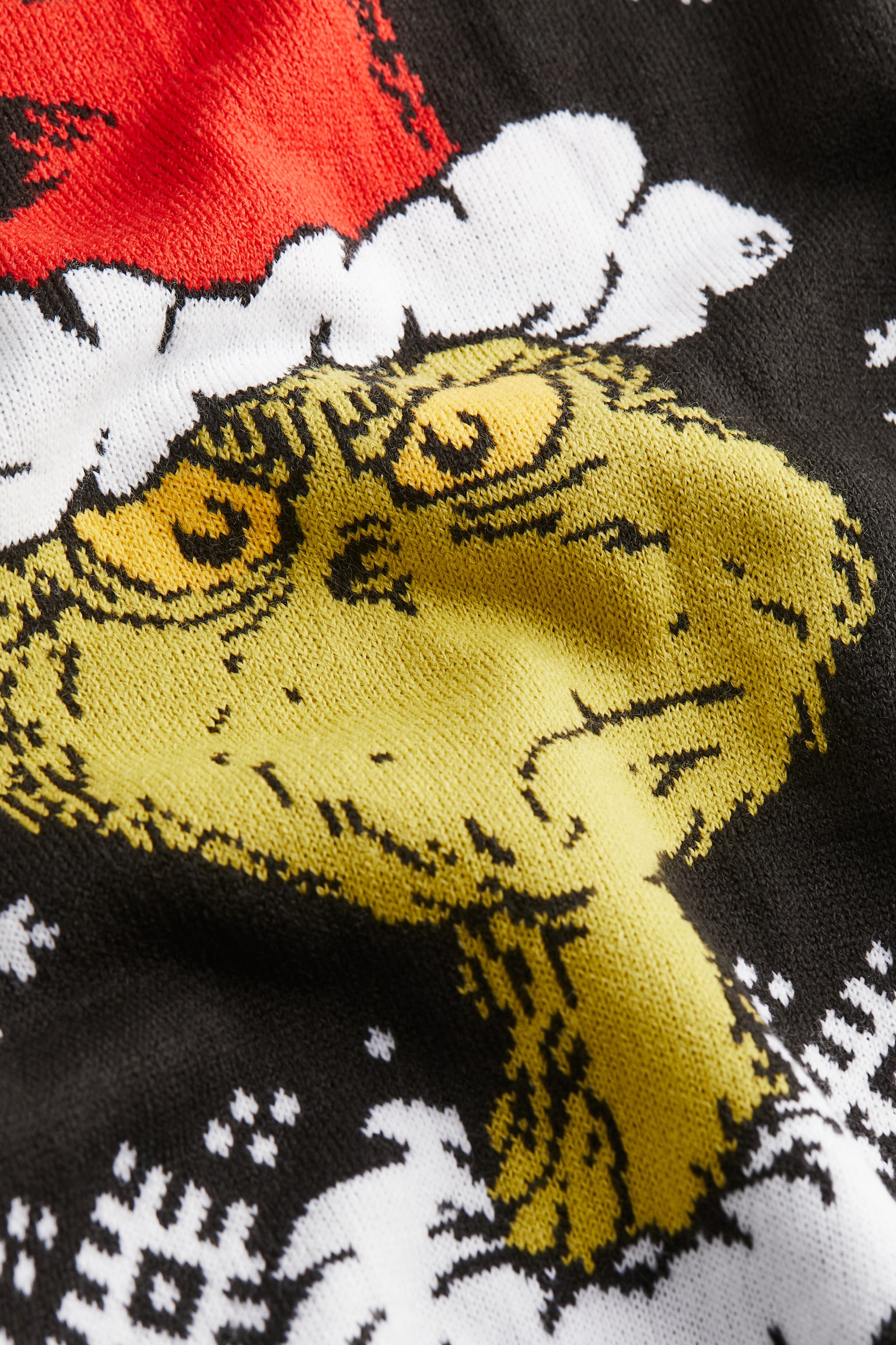 Jacquard-knit jumper - Black/The Grinch - 2