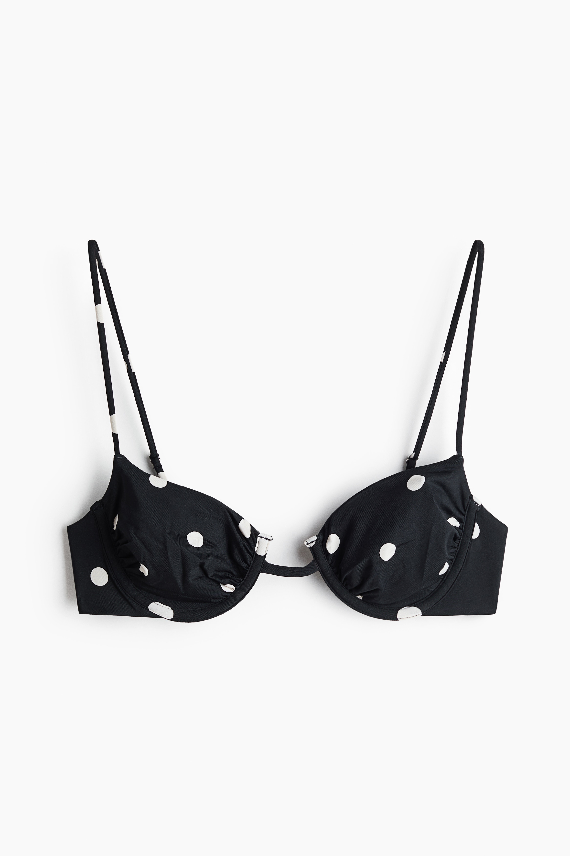 Bikini Top - Black/Spotted/Dark brown/Green