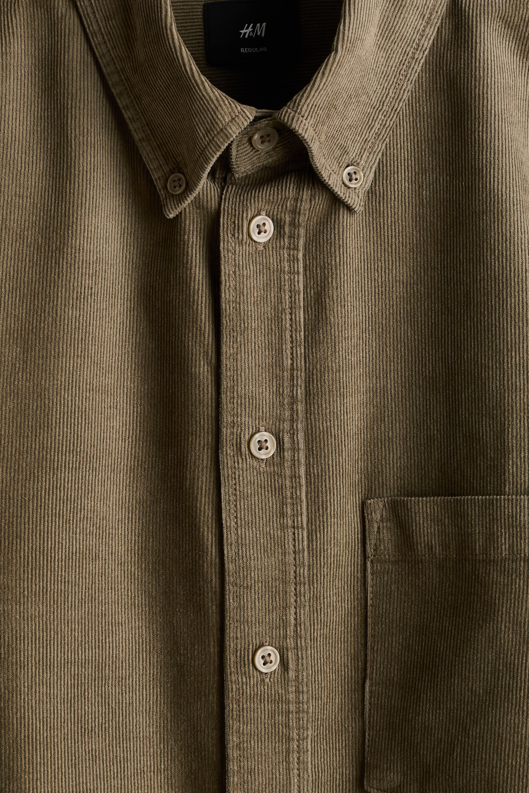 Regular-Fit Corduroy Shirt