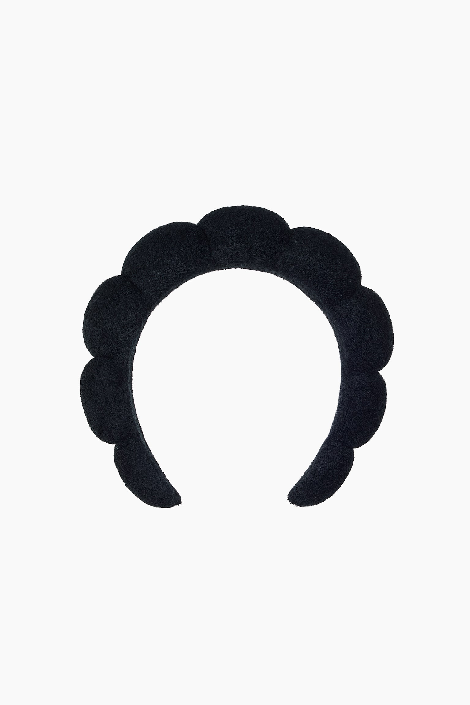 ビューティヘッドバンド パッデッド - ブラック
