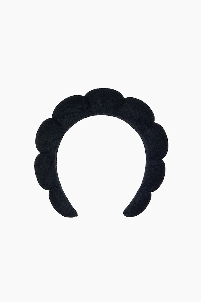 Bandeau beauté matelassé-Noir - 1