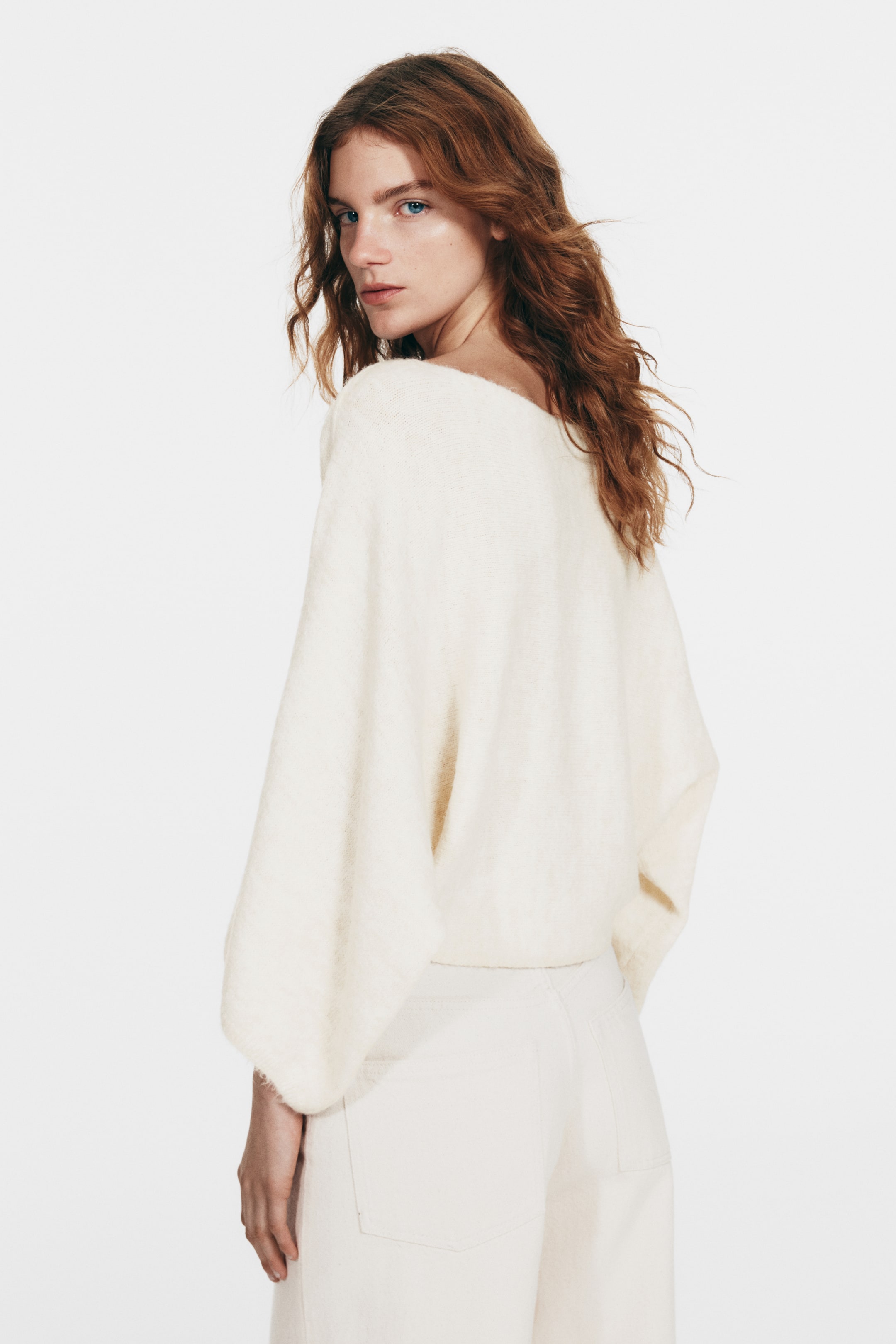 Büyük resmi görüntüle: Yarasa Kollu Kazak - Açık bej - KADIN | H&M TR 3