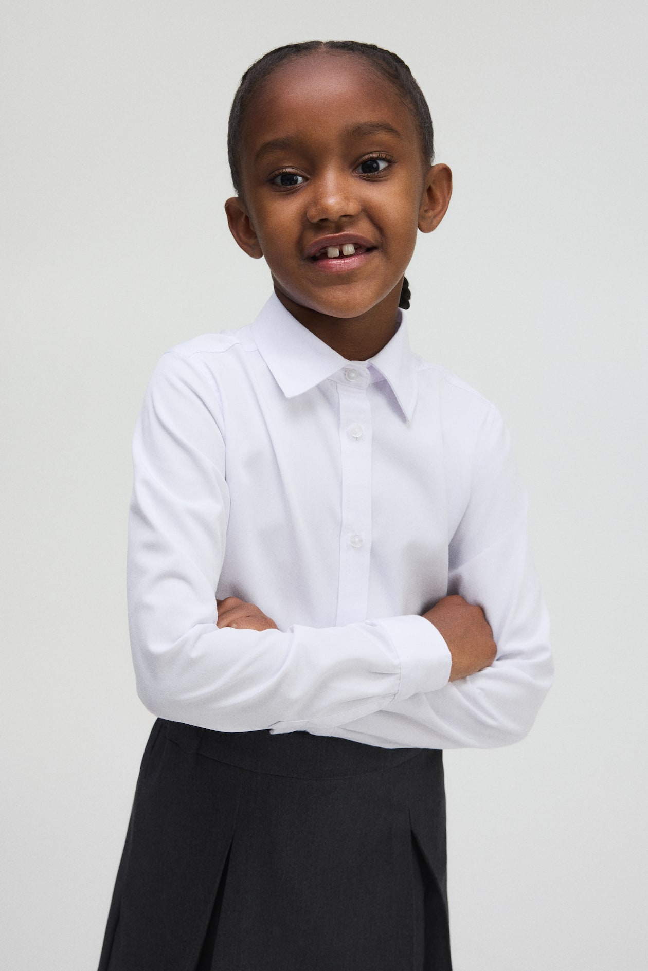 Easy iron Shirt White Kids H M US