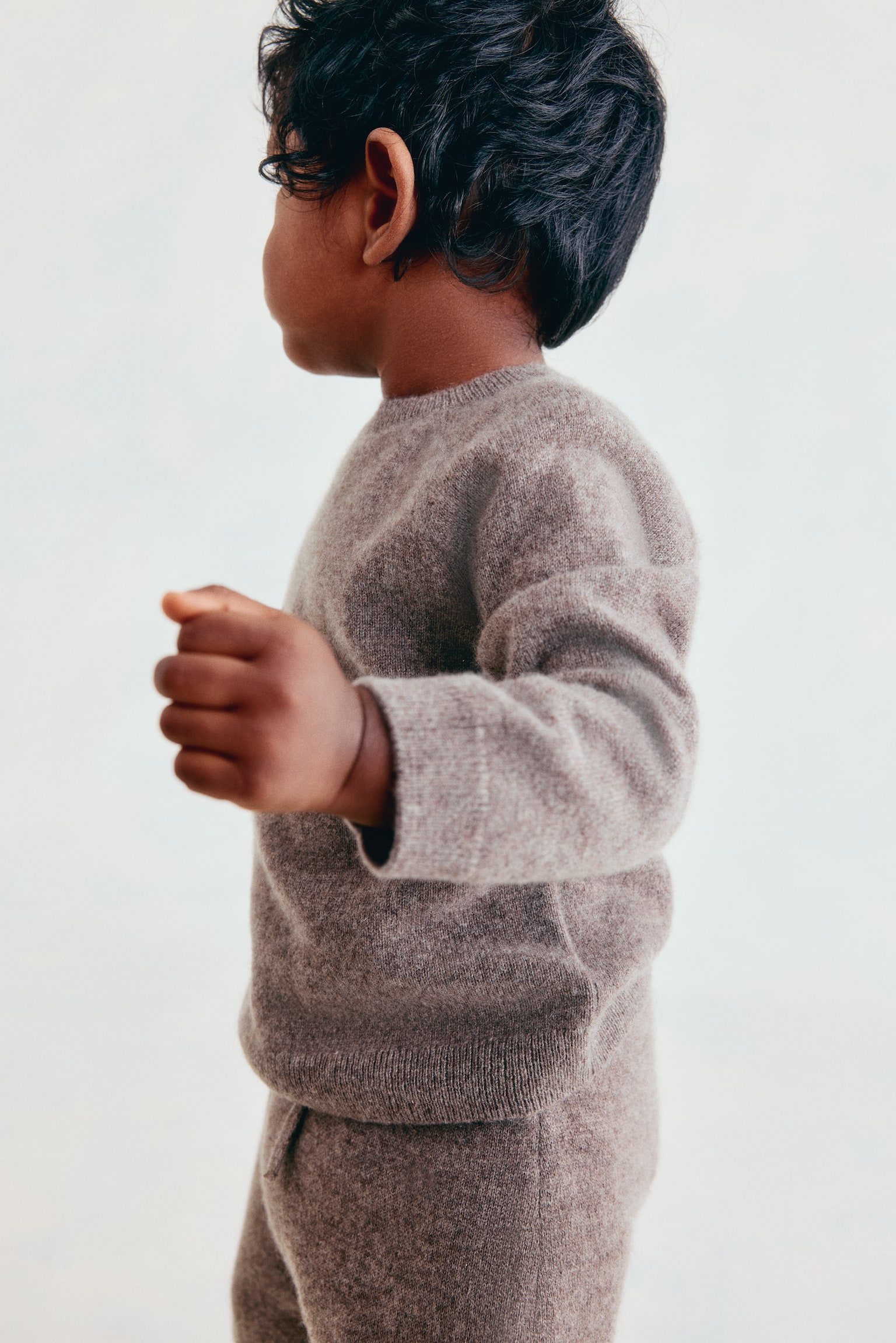 Детский свитер H&M Cashmere Knit, цвет: Коричневый — фото 3
