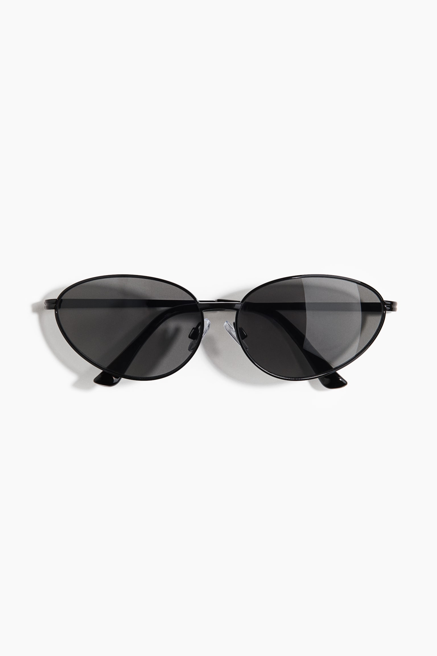 Oval sunglasses - Black - 1
