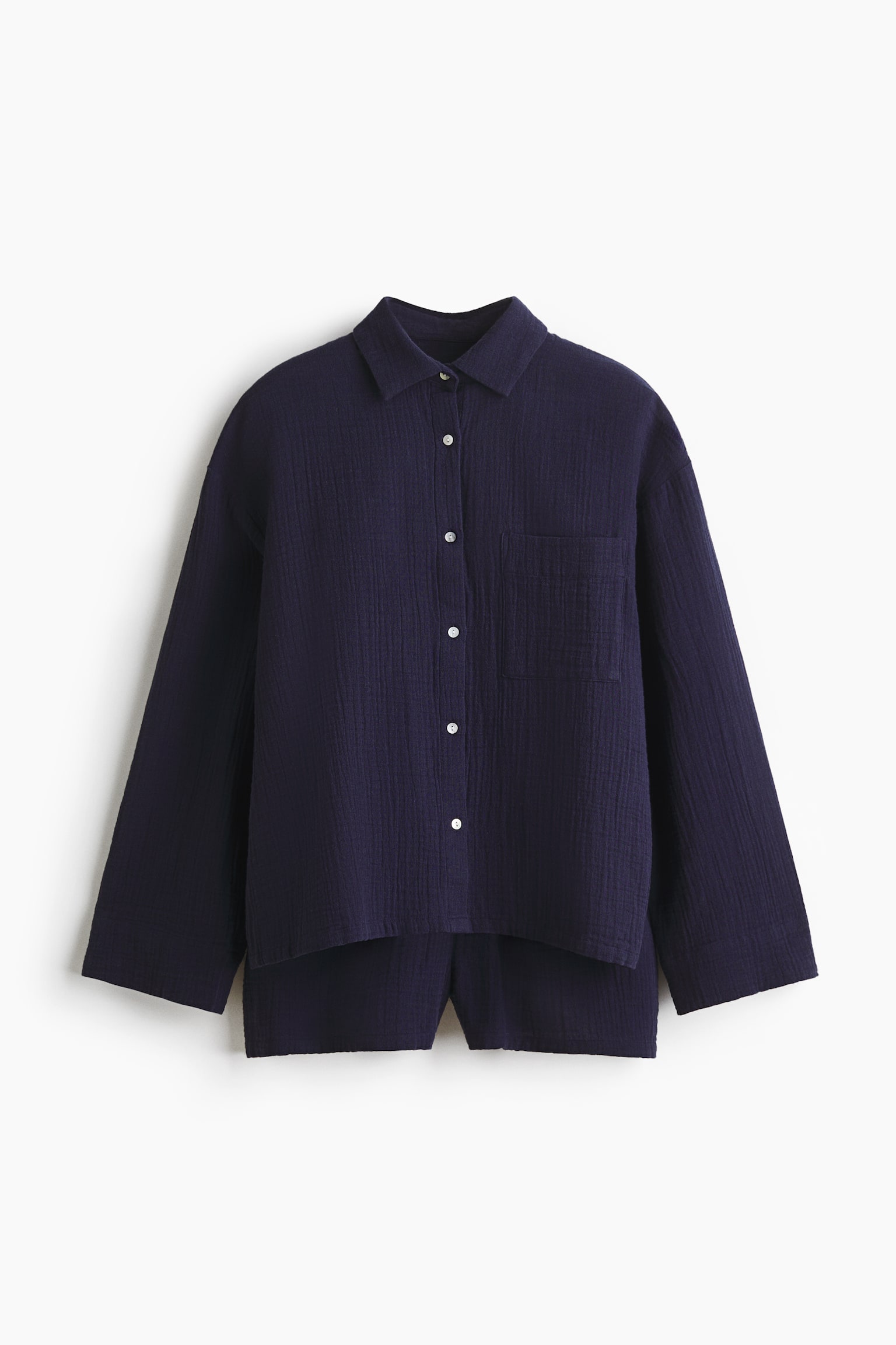 Camisa y pantalón corto de pijama - Azul oscuro/Amarillo pálido/Rosa claro/Corazones/Rosa empolvado claro/Rosa claro/Marrón oscuro/Blanco/Corazones negros/Crema/Lunares/Rosa empolvado/Floral/Negro/Blanco/Limones/Azul empolvado claro/Beige/Estampado de leopardo