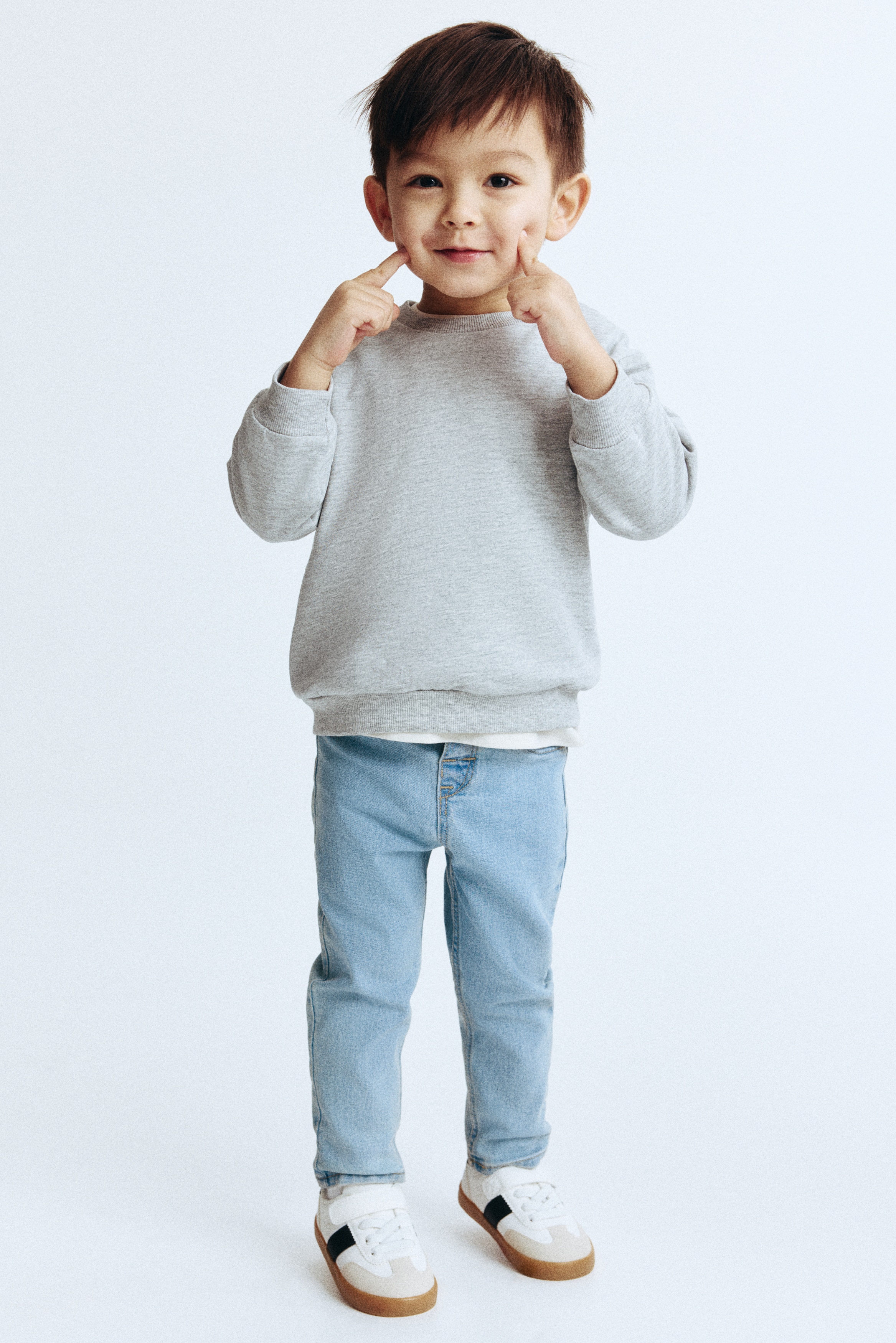 Slim Fit Jeans - Vaalea deniminsininen/Tumma deniminsininen/Musta/Vaaleanharmaa/Vaalea deniminsininen/Vaaleanbeige