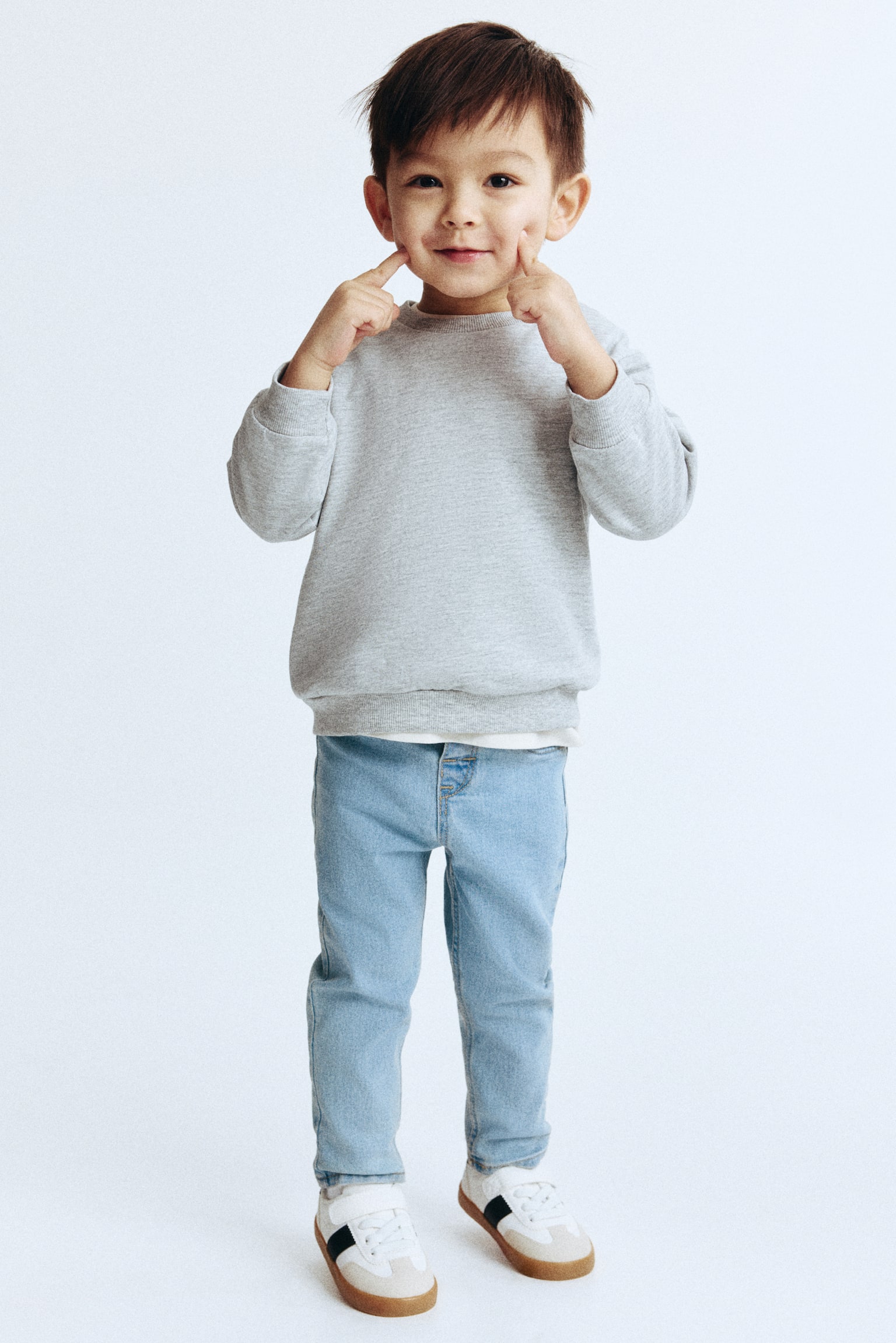 Slim Fit Jeans - Light denim blue/שחור/כחול ג'ינס בהיר/אפור בהיר - 1