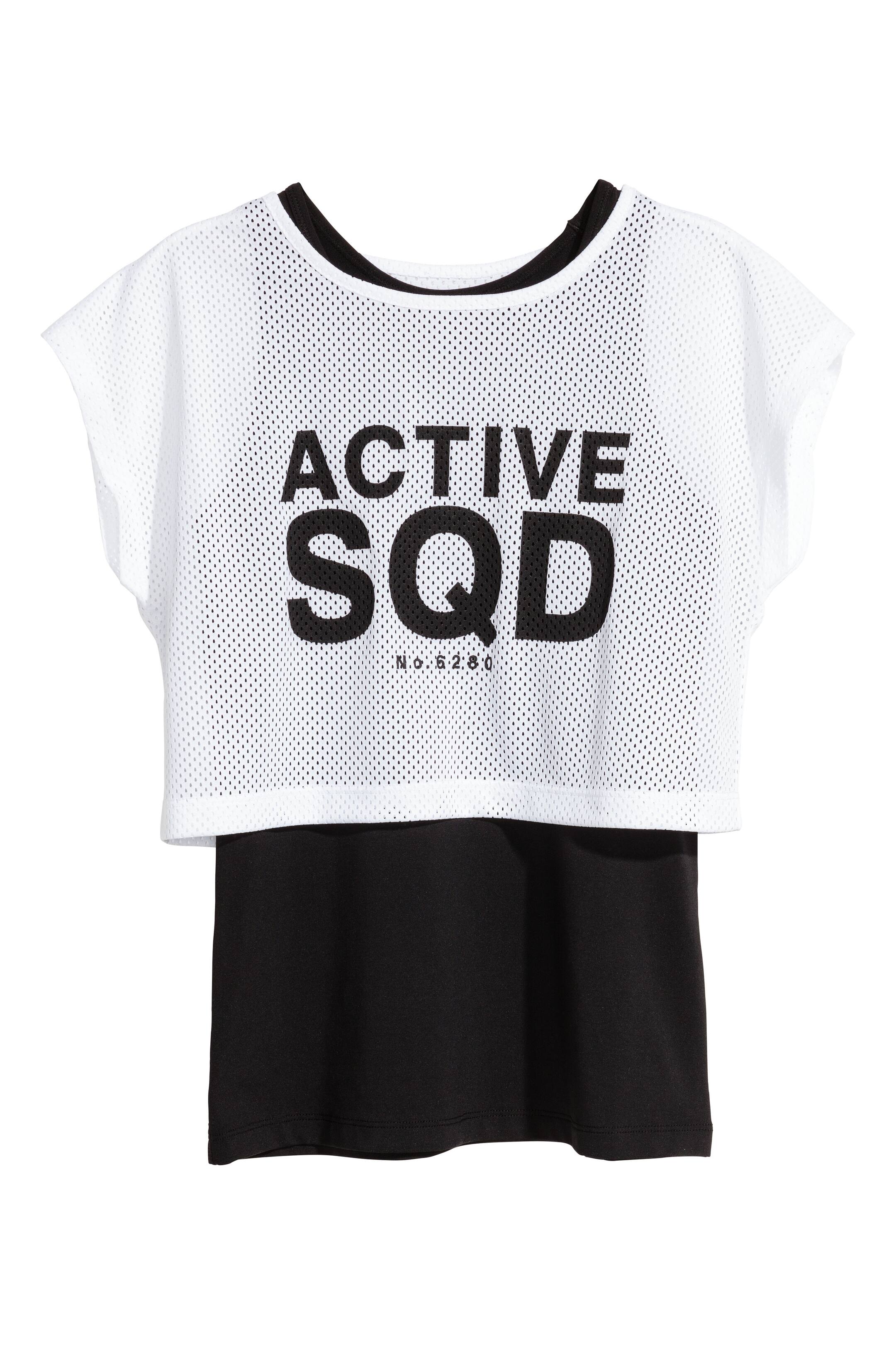 View larger image: T-shirt de sport - White - Kids | H&M CA 1
