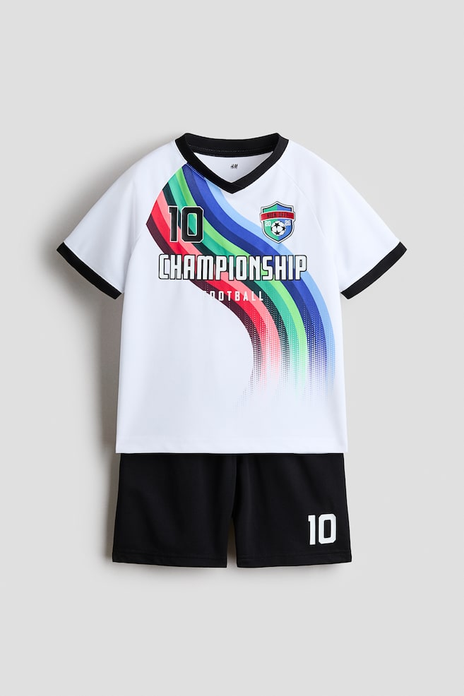 Football set - White/Championship/Red/Portugal/Bright green/Goalie/Red/Danmark/Navy blue/England/Yellow/Brasil/Light blue/Argentina/Blue/Italia/Orange/Nederland/Red/Switzerland/Green/Goalie/White/Deutschland - 1
