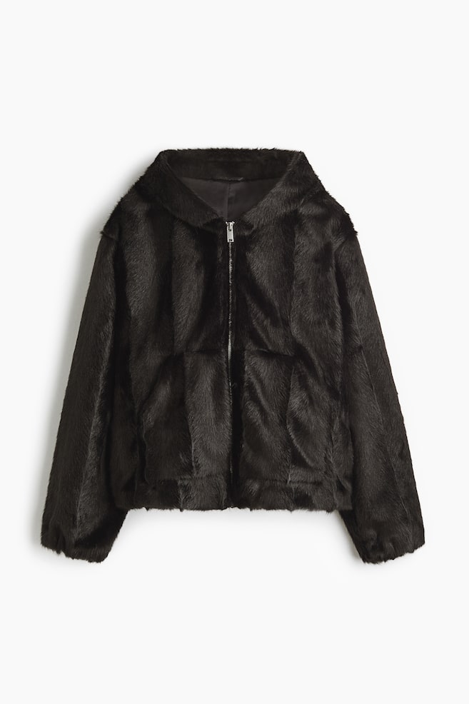 Hooded Jacket - Black - 1