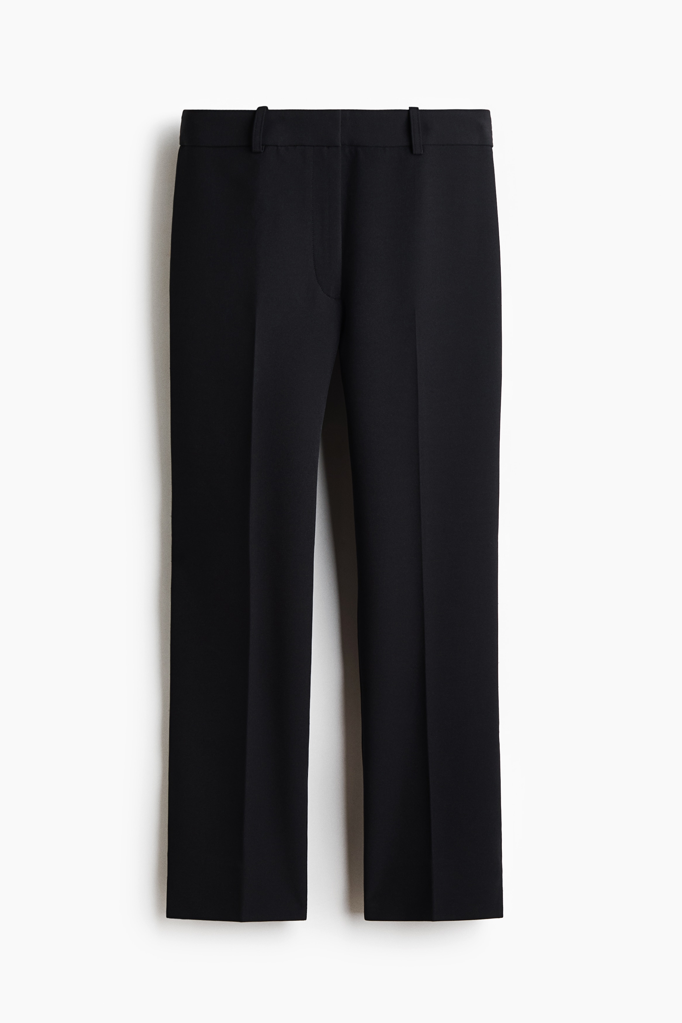Crease-leg capri trousers - Black/Navy blue