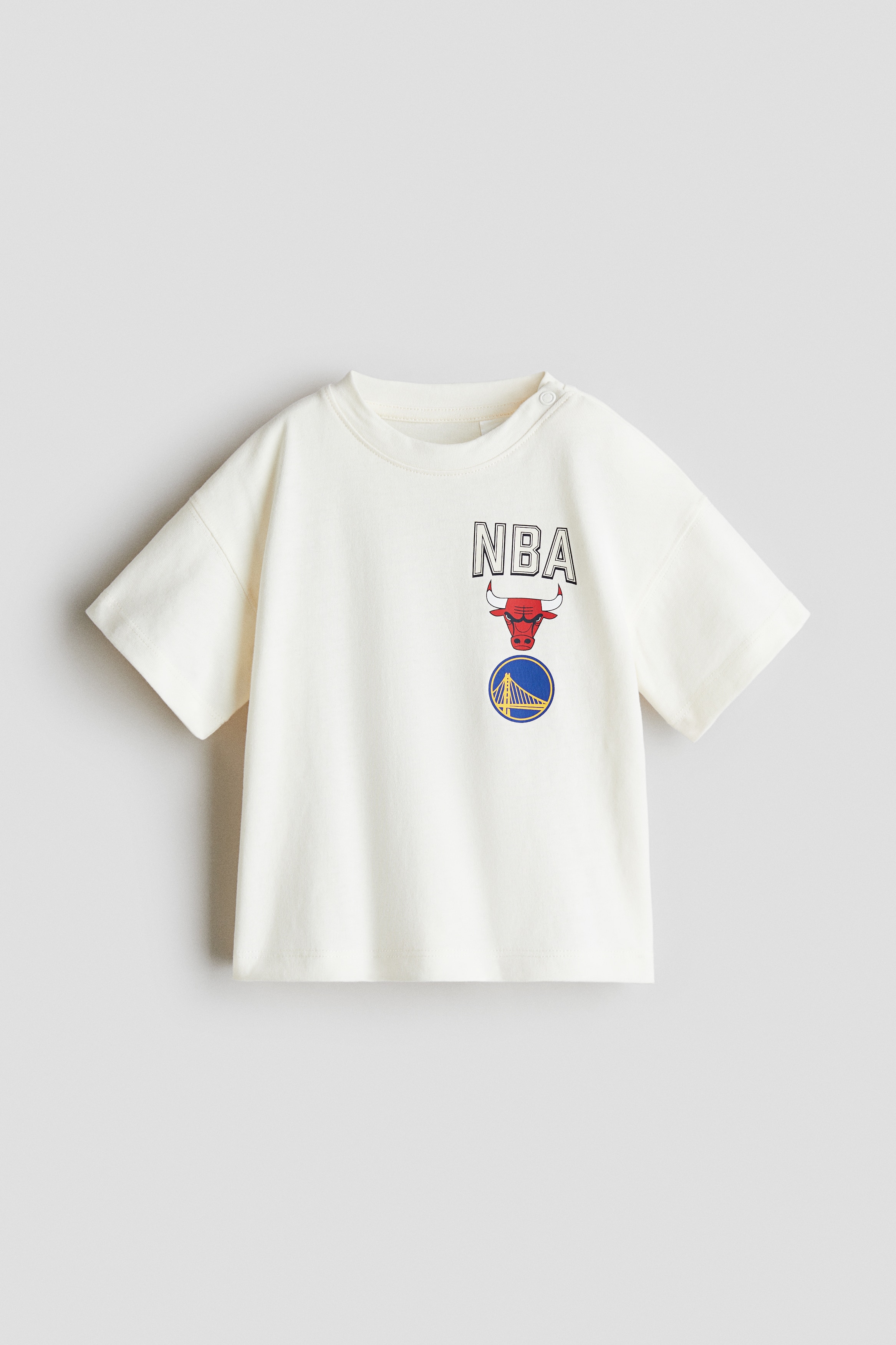 Pamučna majica s aplikacijom - Bela/NBA