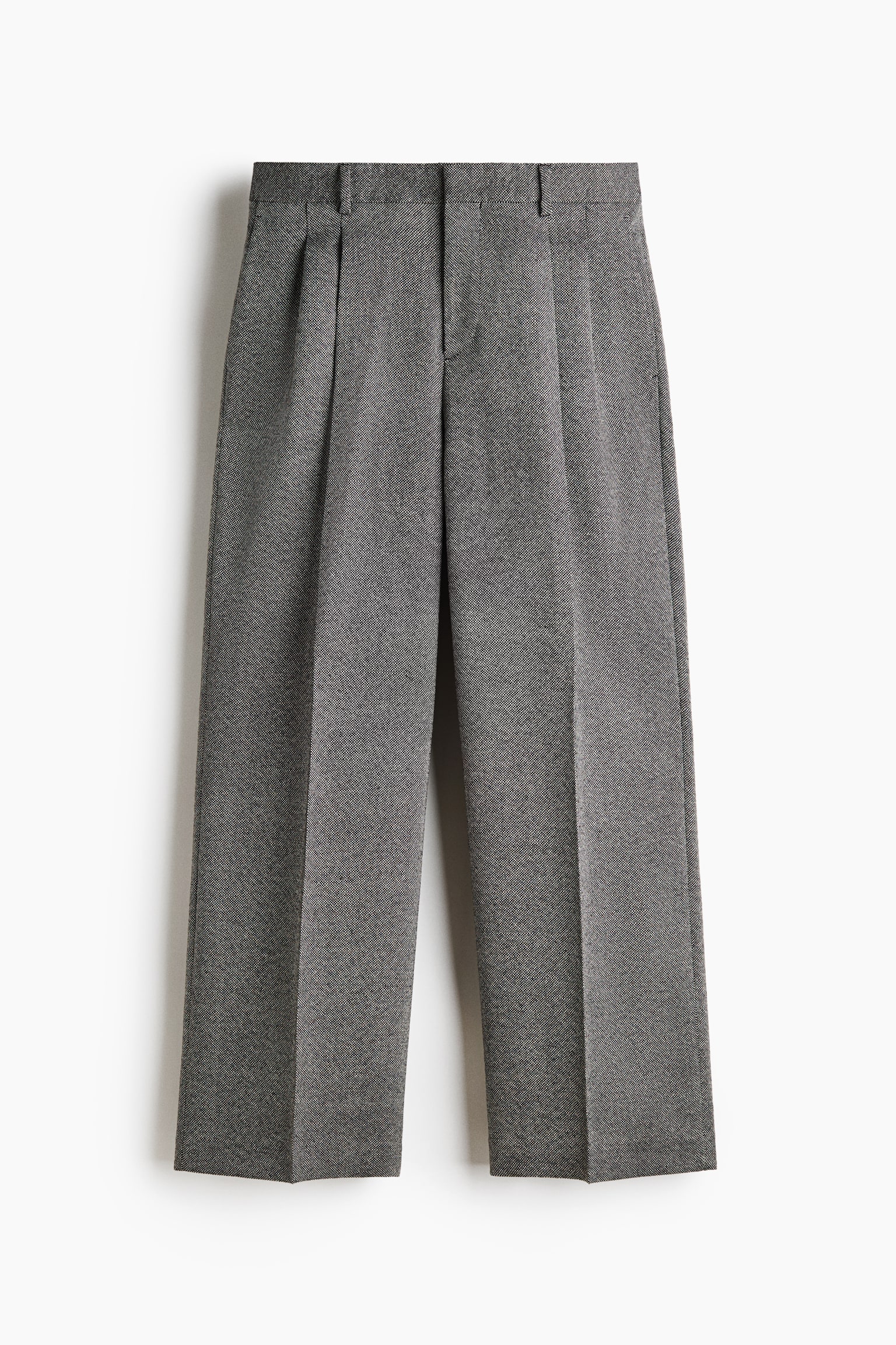 Loose Fit Wool-blend tailored trousers - 1