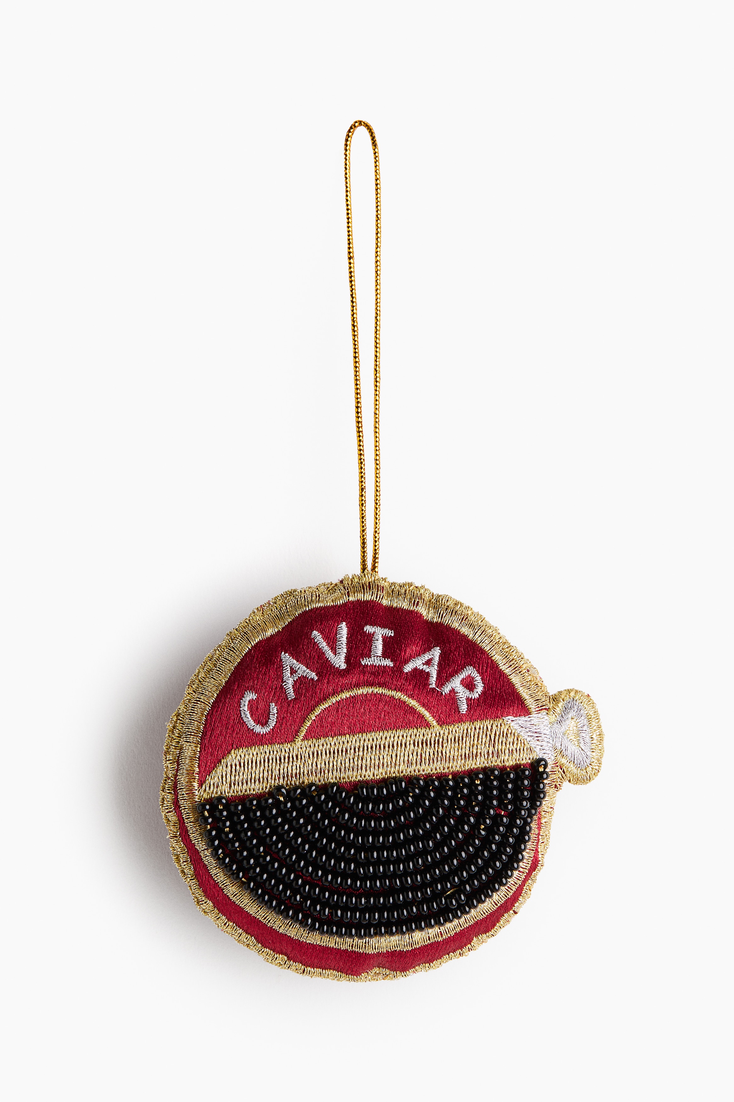 H&M Home  - Embellished Christmas tree decoration - Red/Caviar