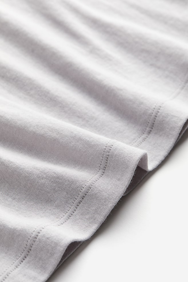 Top en jersey de coton pima - Gris clair/Blanc/Noir/Beige clair/dc - 3
