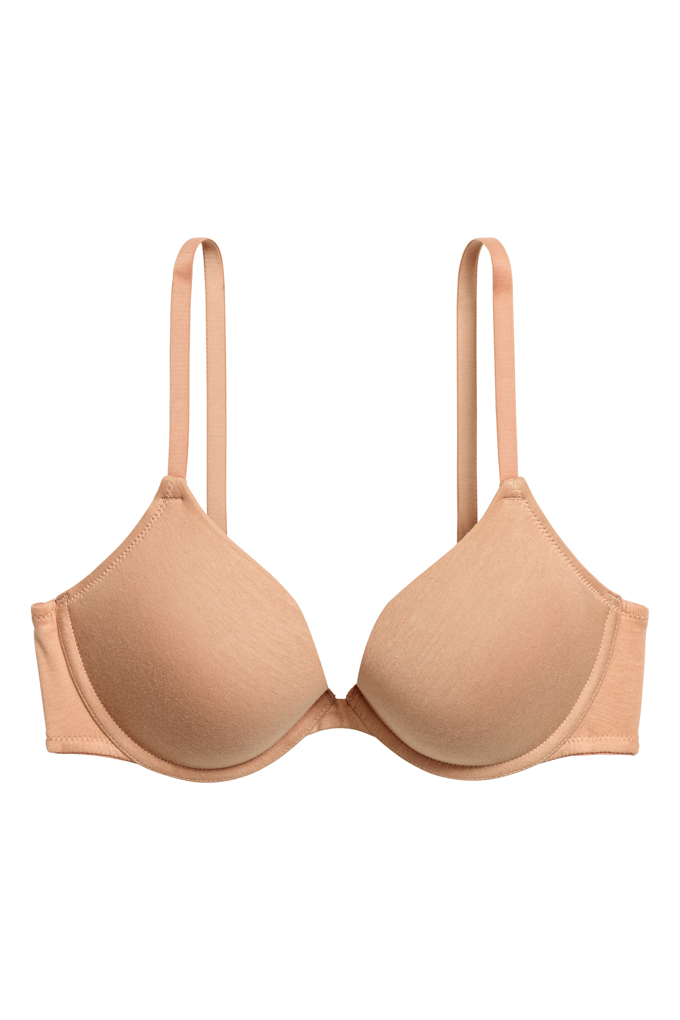 View larger image: 2-pack push-up cotton-blend bras - Grey marl/Beige - Ladies | H&M GB 1
