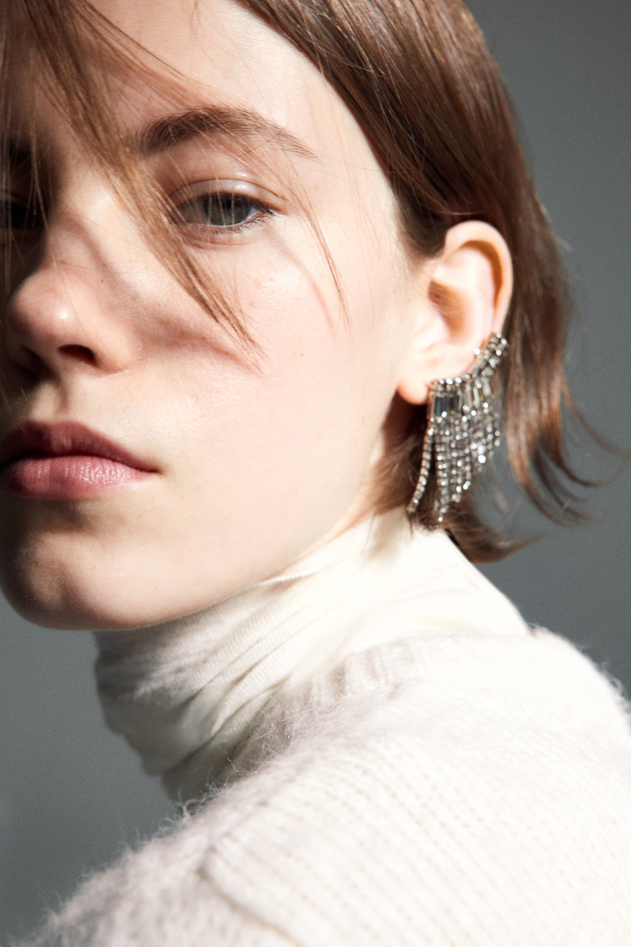 View larger image: Bow-detail knitted cardigan - Cream - Ladies | H&M IN 4