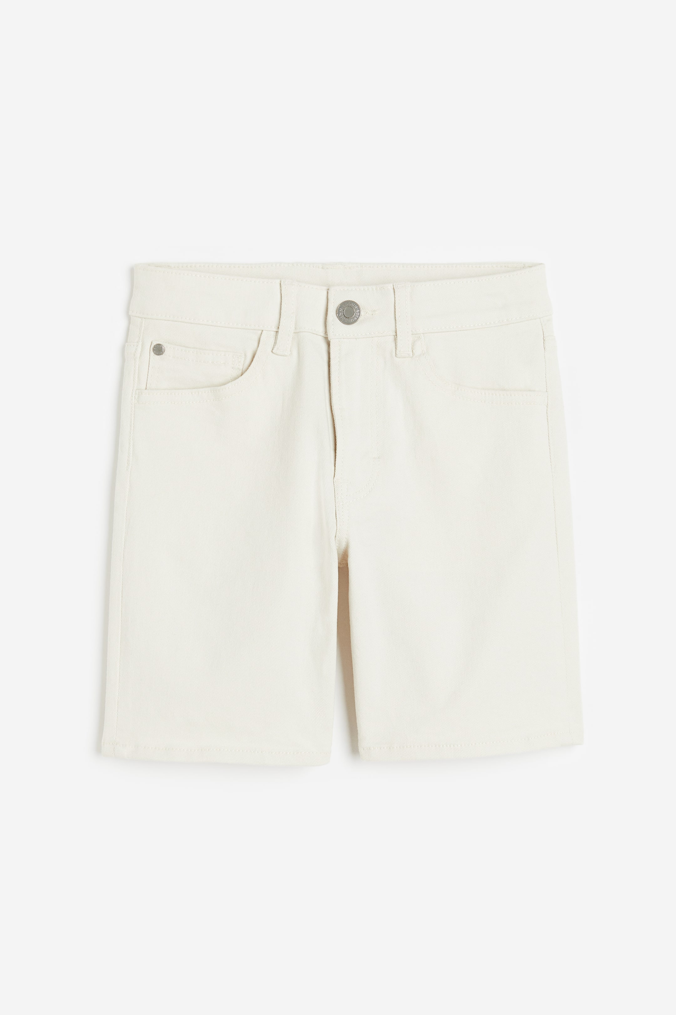 Denim shorts - Regular waist - Short - White - Kids | H&M GB