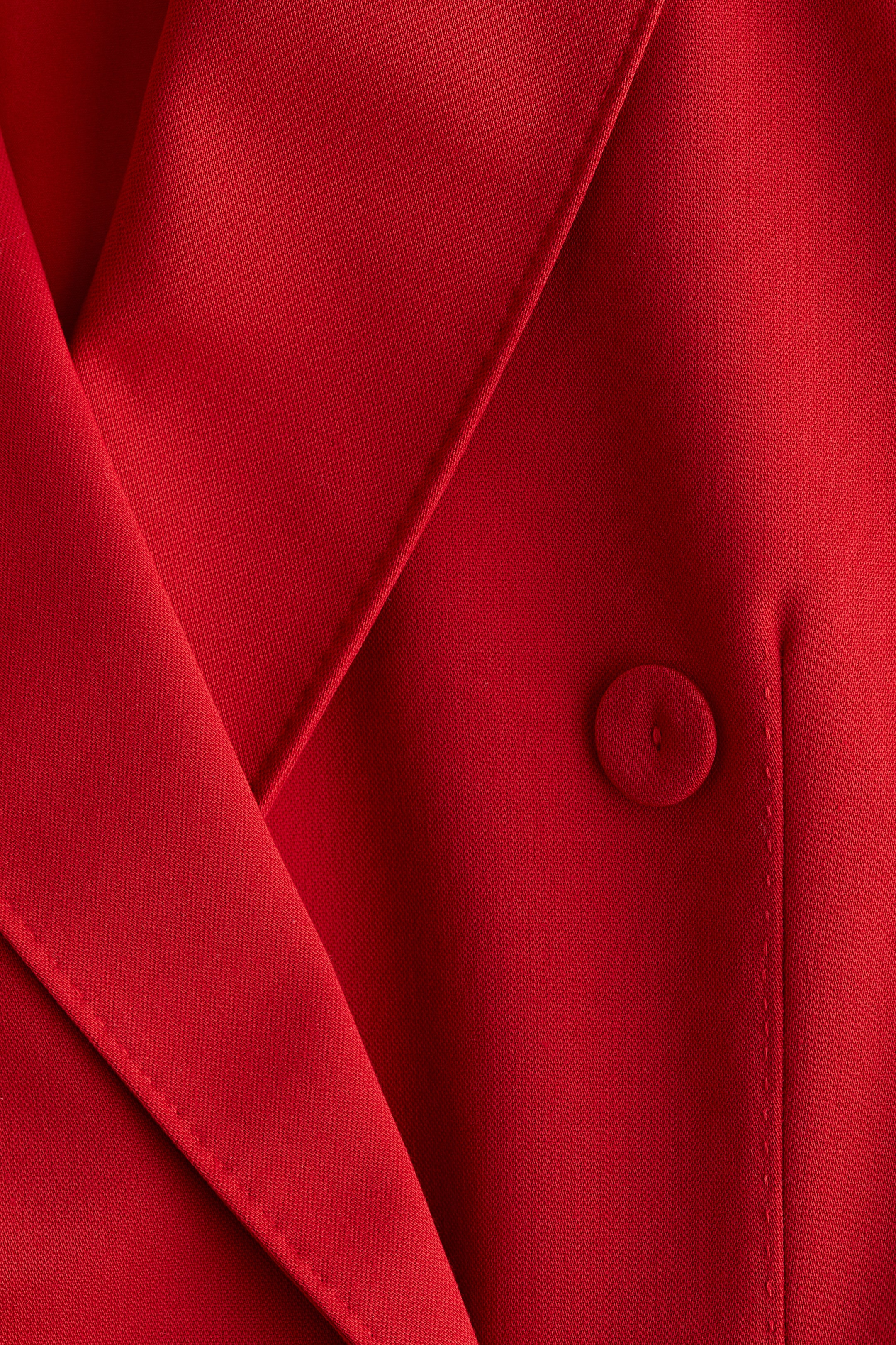 Zobacz większy obraz: Dwurzędowa sukienka żakietowa - Czerwony | H&M PL 6