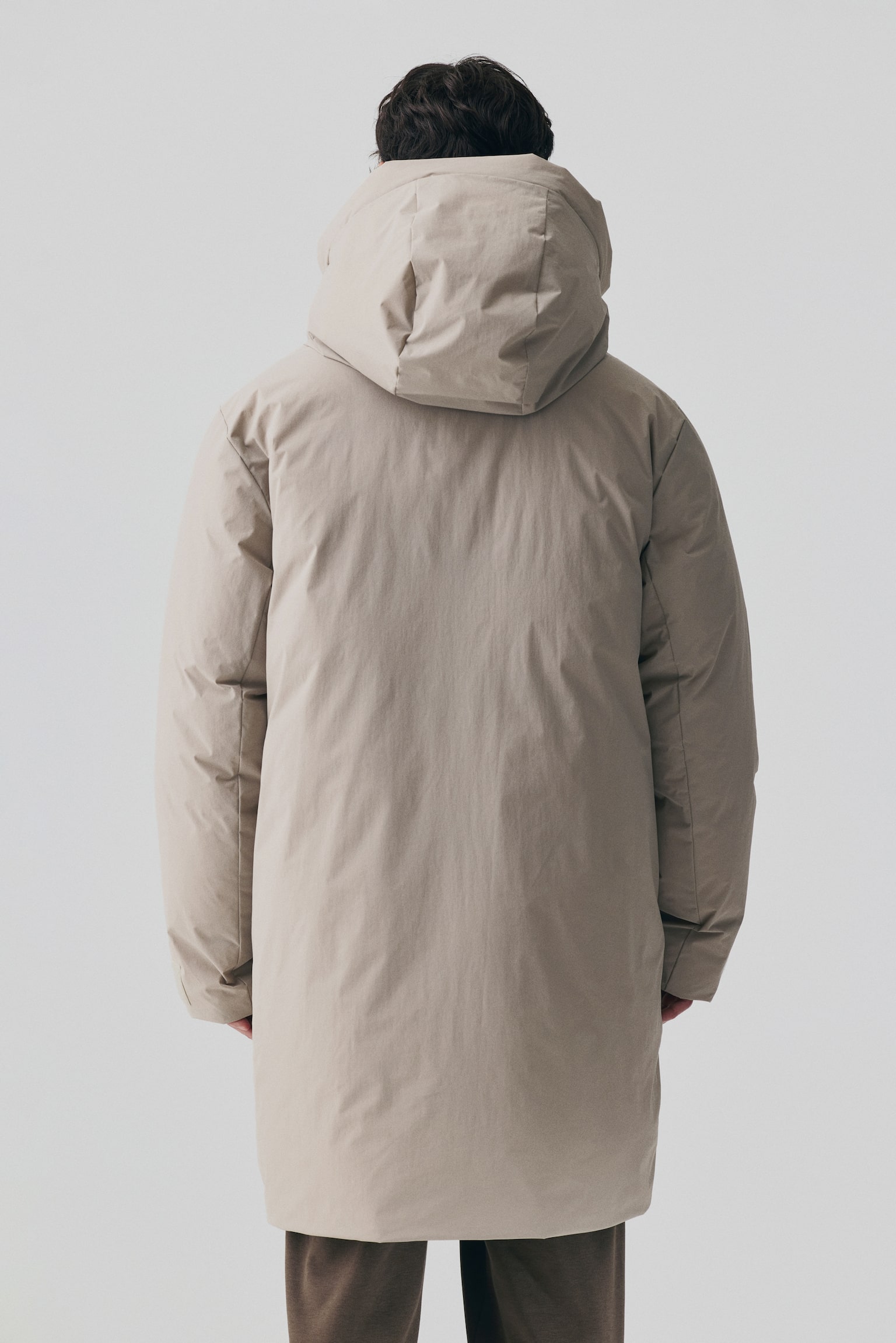 Regular Fit Padded parka with ThermoMove™ - Beige/Black - 5
